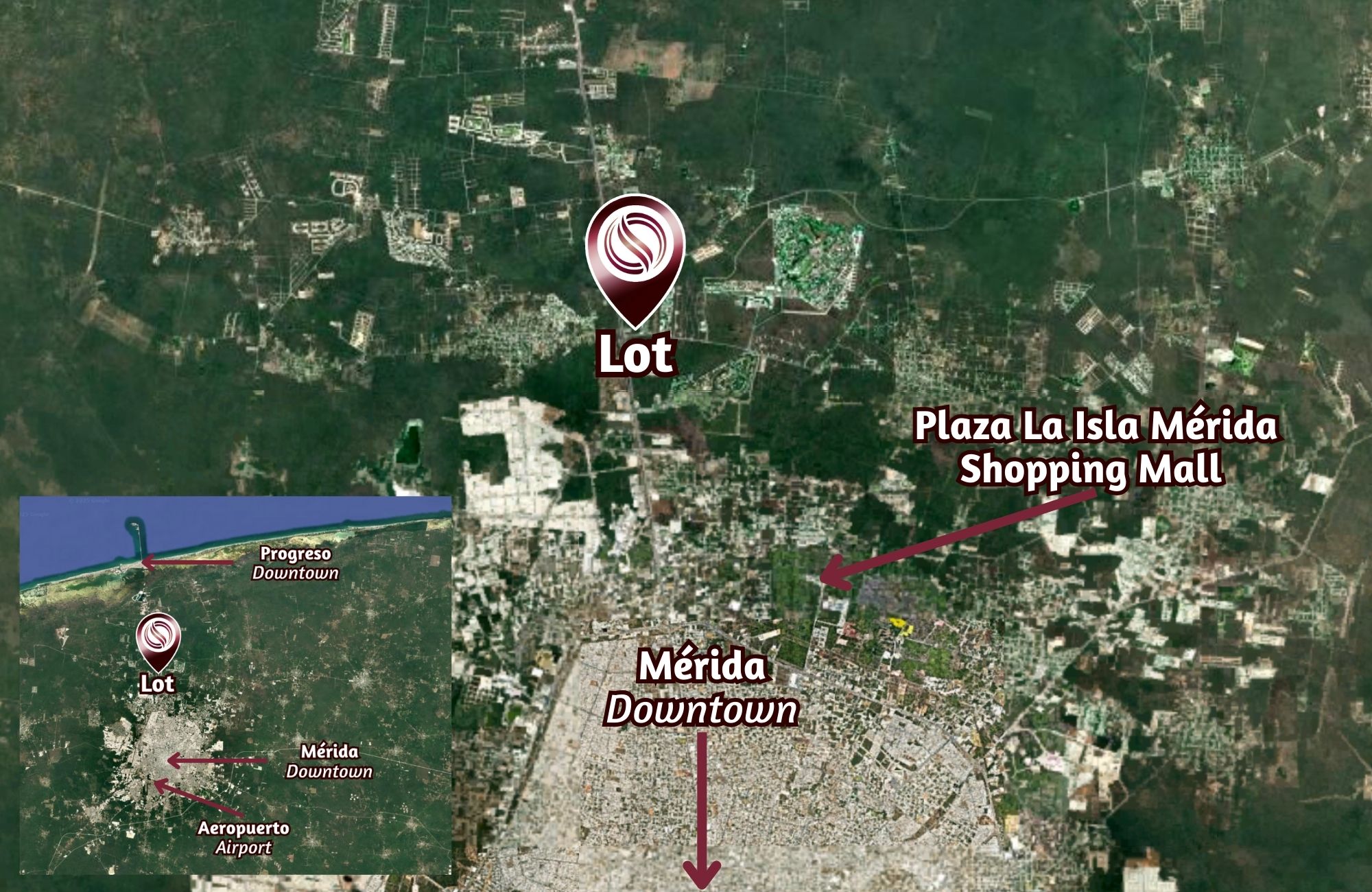 Single-family lot of 1,249 m2 in gated community, for sale, Zona Norte, M&eacute;rida