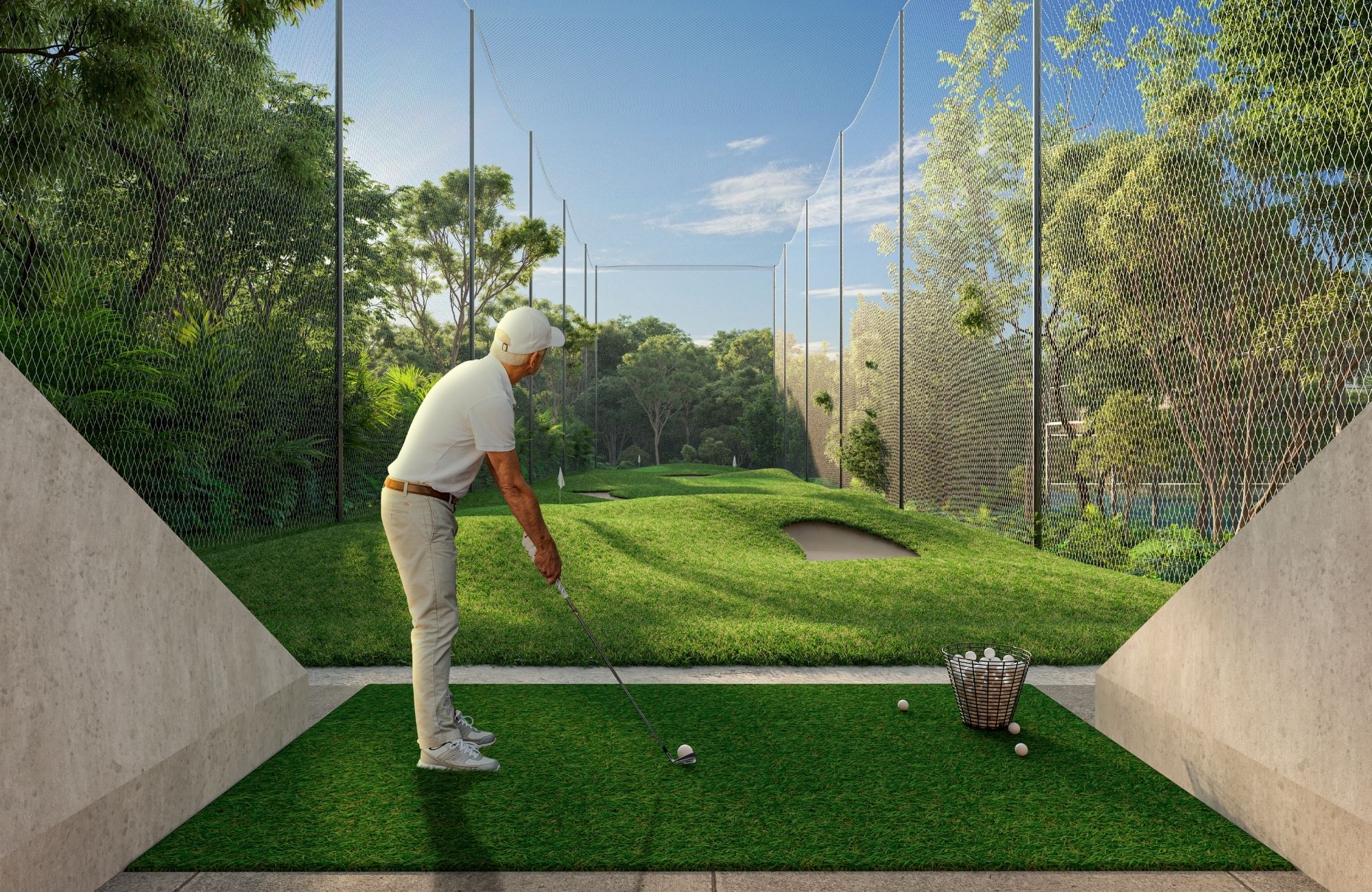 Condominium 350 meters from the sea, ocean view pool, art gallery, unique design, roof garden with jacuzzi, for sale in Playa del Carmen.