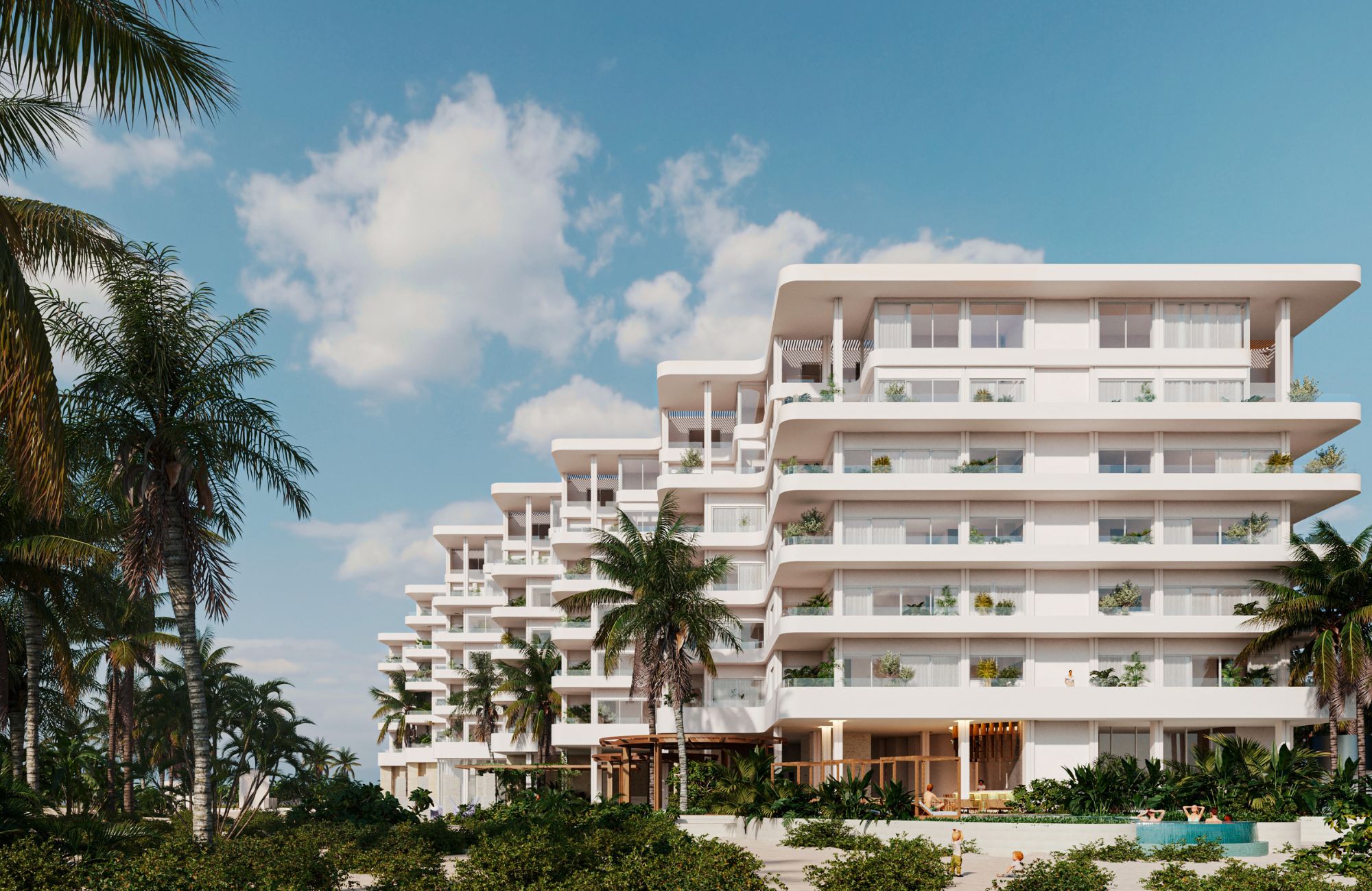 Luxury oceanfront condo for sale, Chuburn&aacute;, Yucat&aacute;n