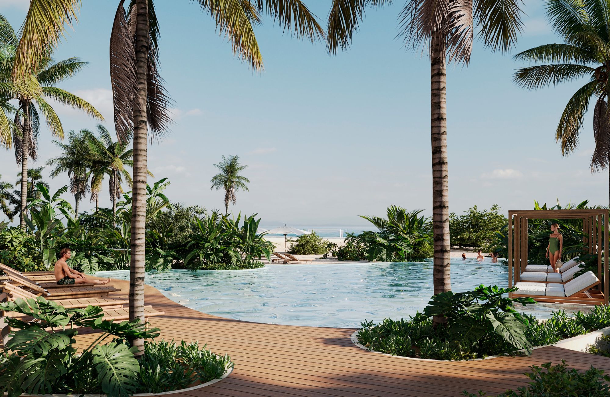 Exclusive oceanfront condo with terrace for sale &ndash; San Benito, Yucat&aacute;n