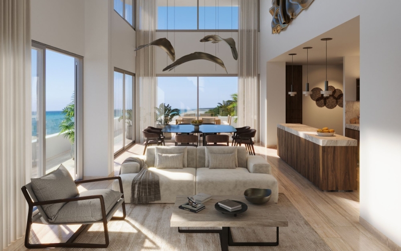 Exclusive oceanfront condo with terrace for sale &ndash; San Benito, Yucat&aacute;n