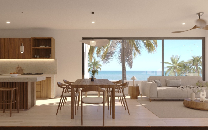 Premium oceanfront Penthouse for sale &ndash; San Benito, Yucat&aacute;n