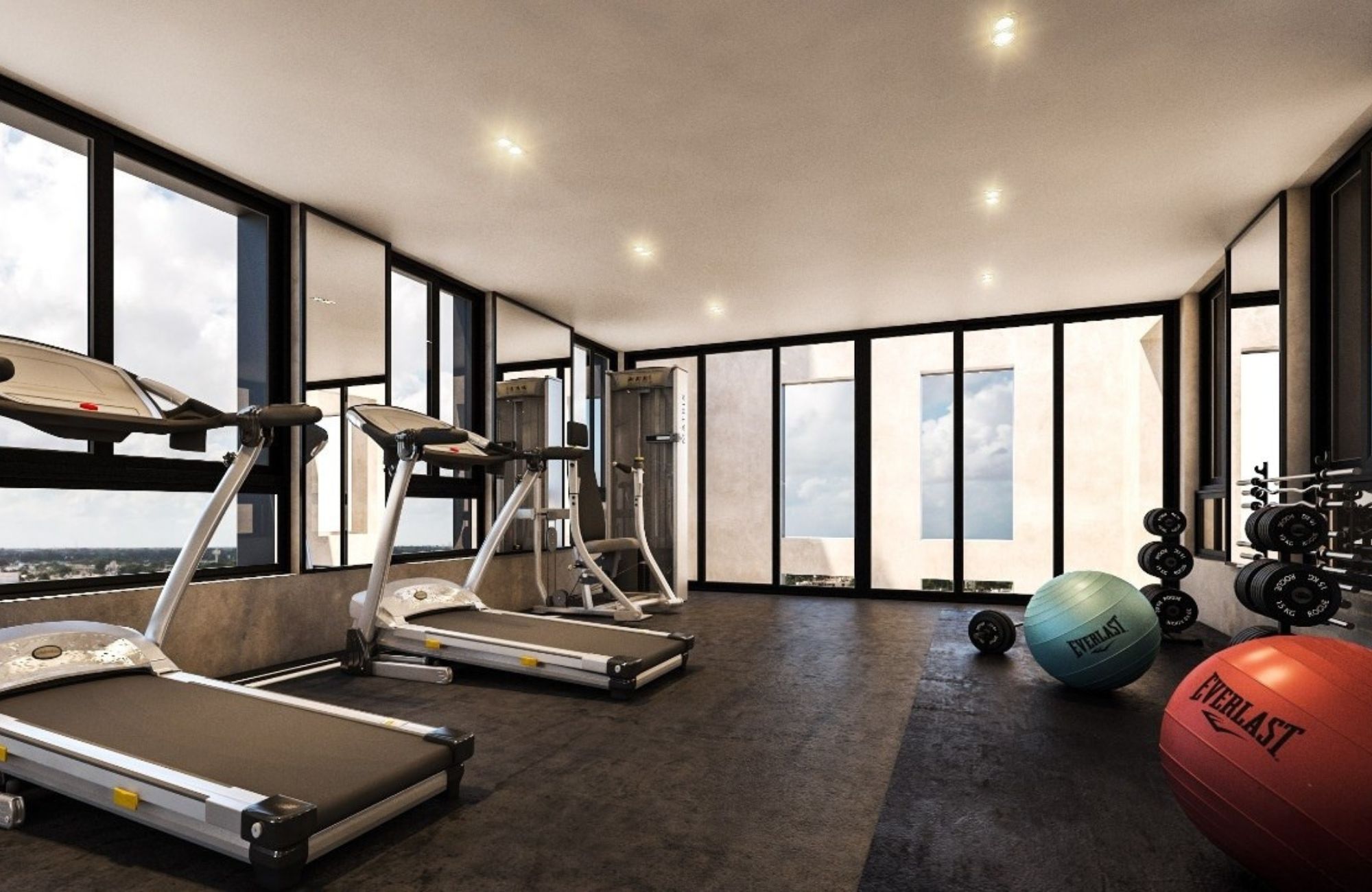 Apartment with Roof Bar and Pool for Sale in Santa Rita Cholul, M&eacute;rida