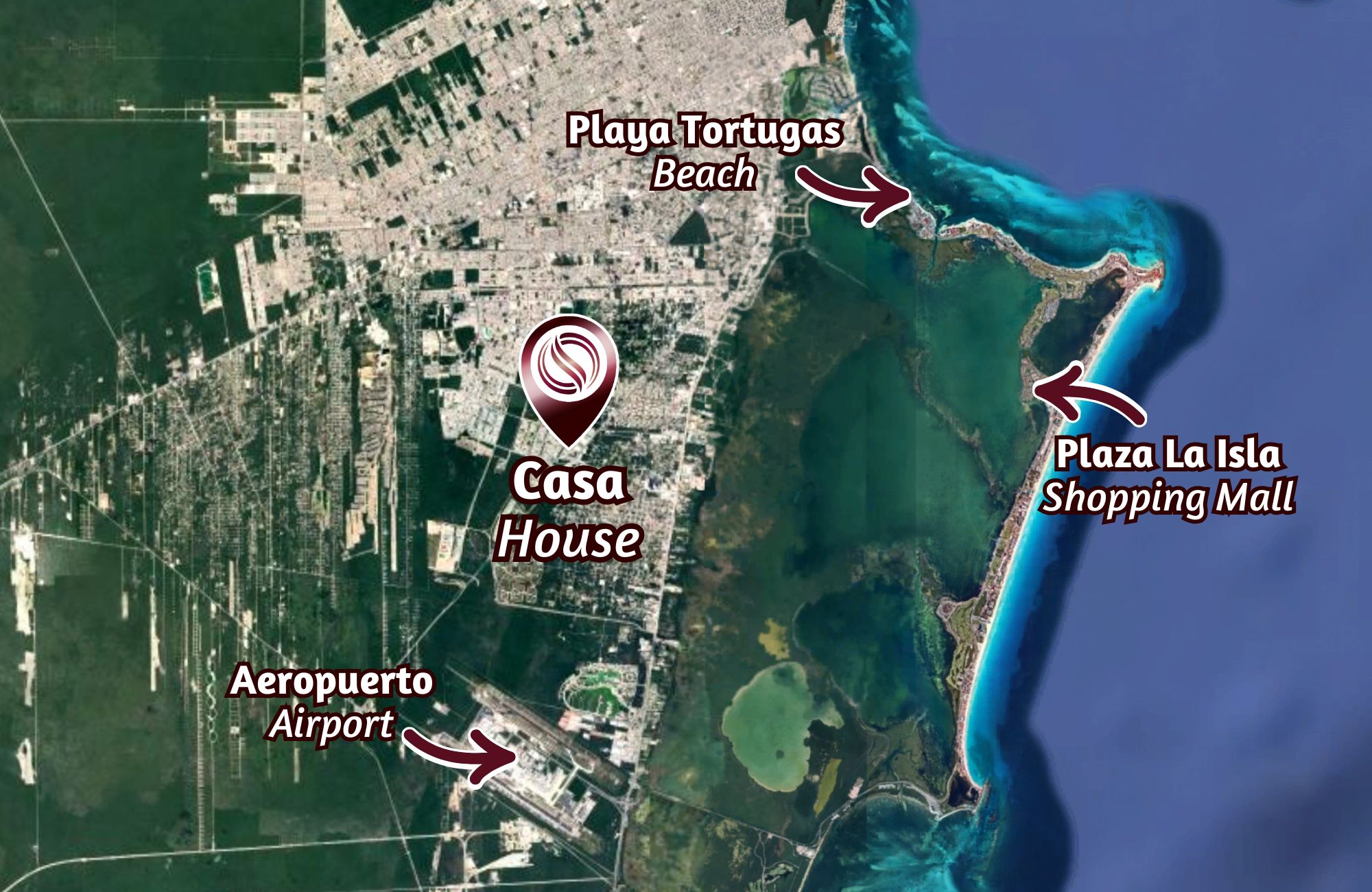 Casa con alberca privada, techos altos, en venta Residencial Aqua, Canc&uacute;n