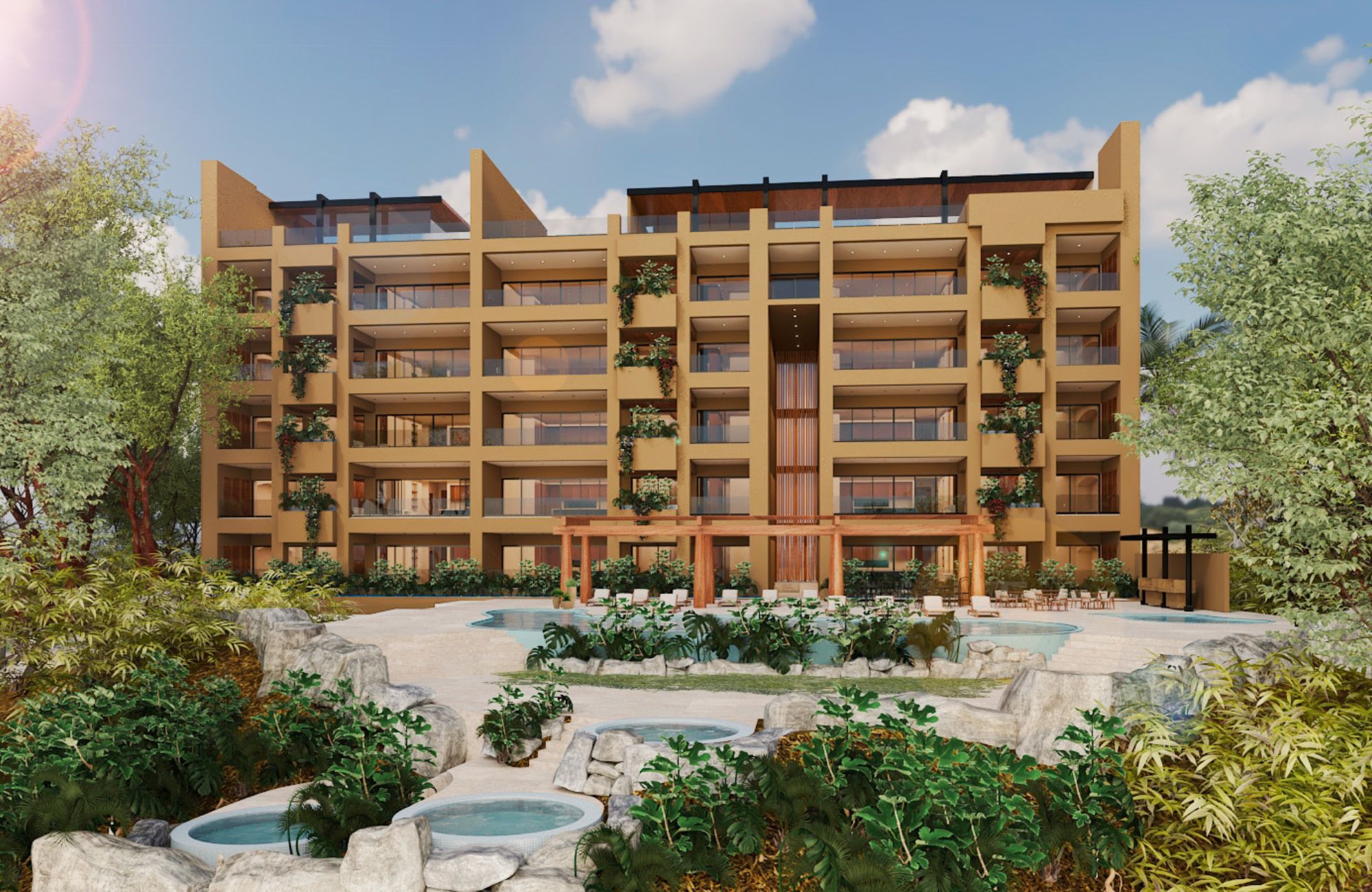 Condo with common Rooftop and Amenities for Sale, Playa Tejon, Huatulco