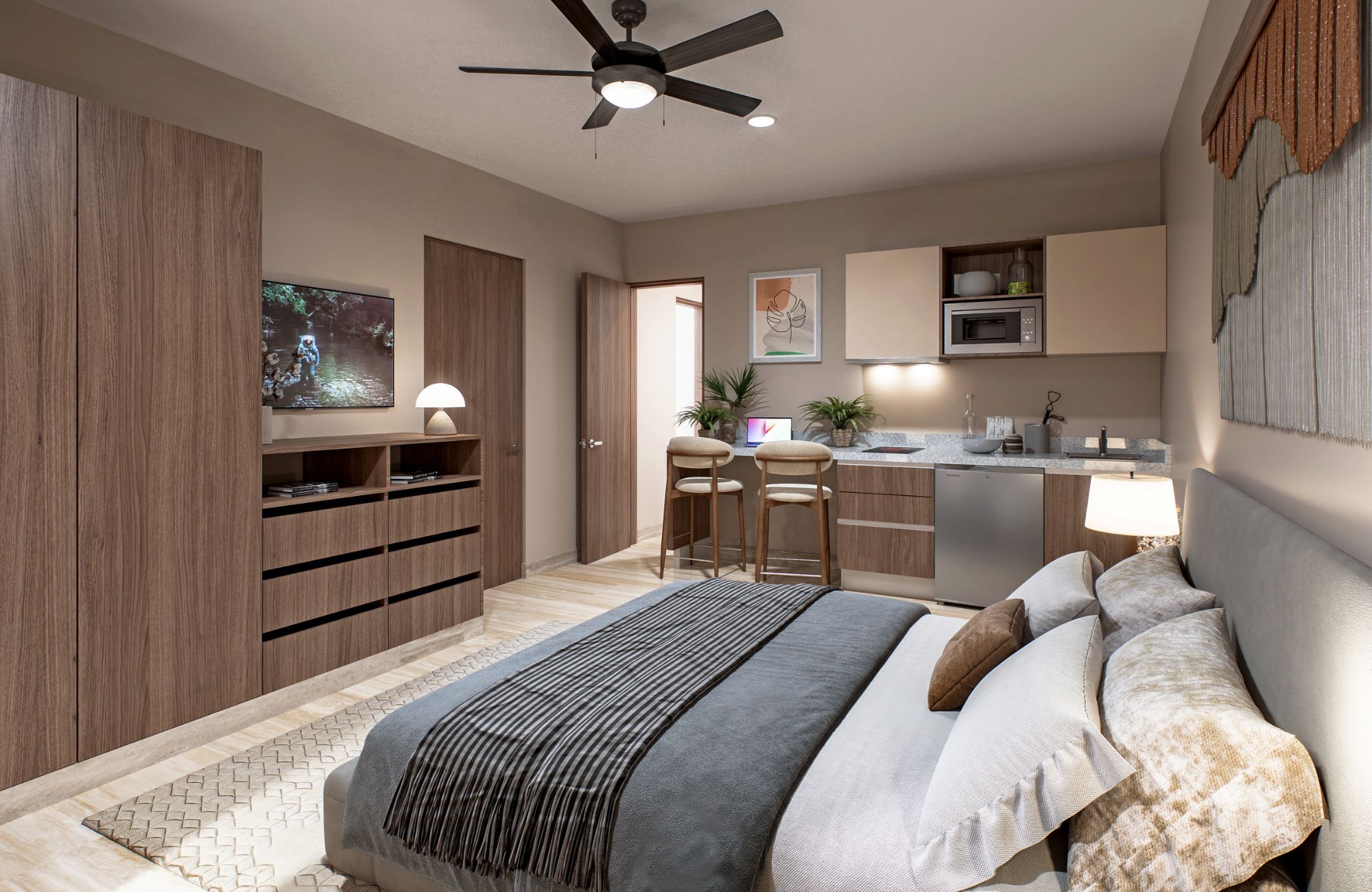 Apartment with Pool, Clubhouse, pre-sale, Centro Maya, Playa del Carmen.