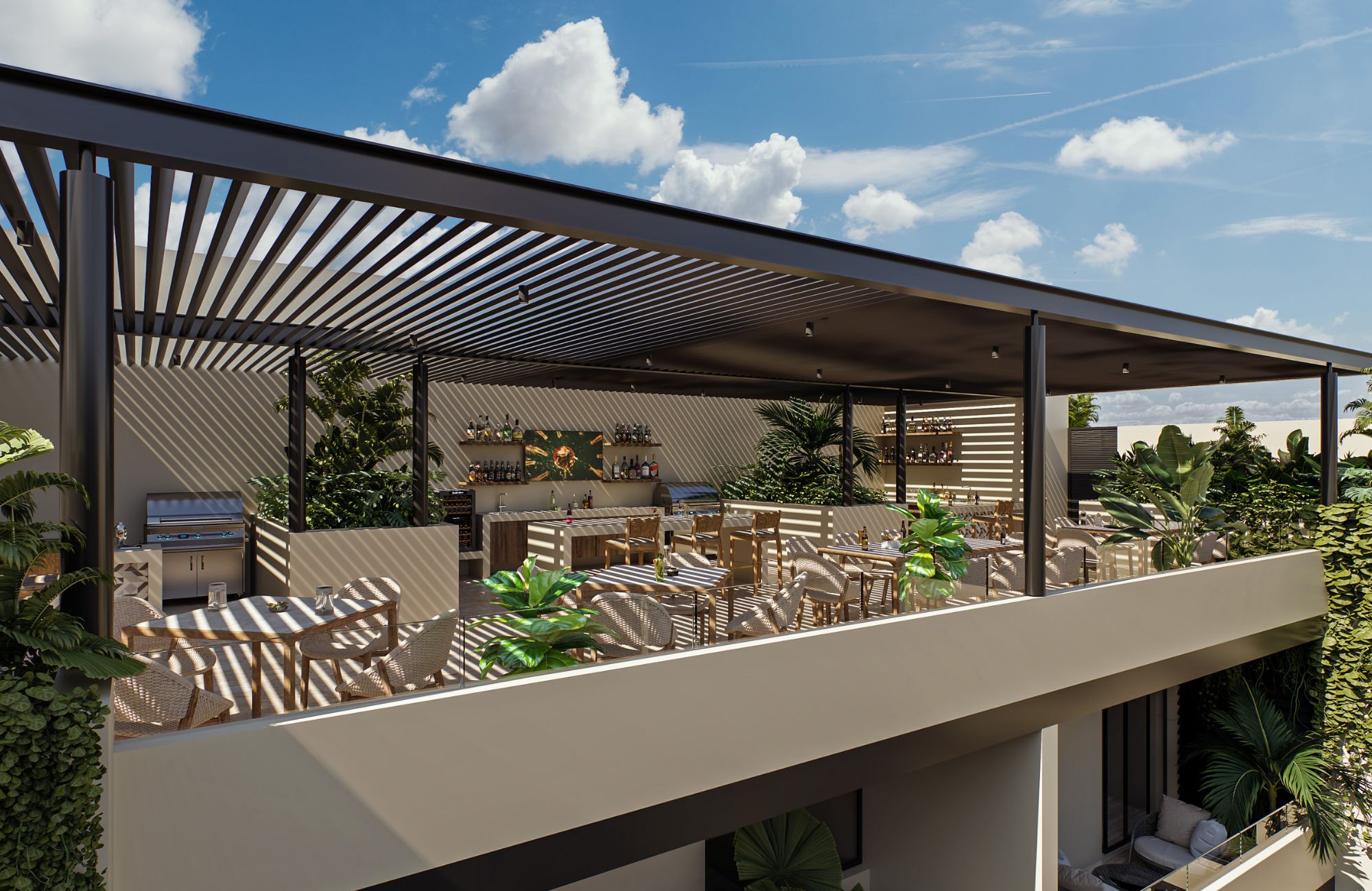 Apartment with Pool, Clubhouse, pre-sale, Centro Maya, Playa del Carmen.