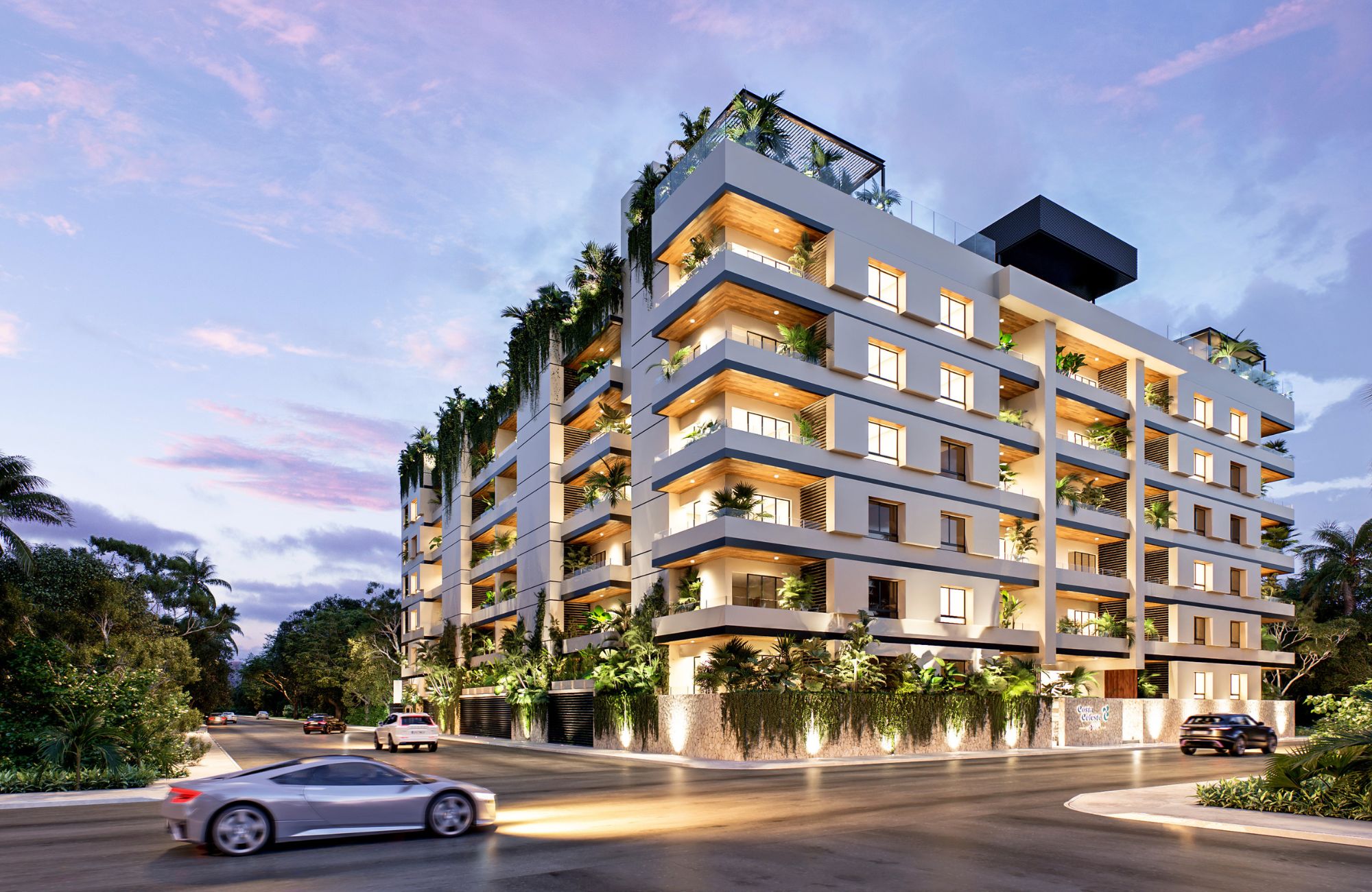 Studio with terrace, ocean view amenities, for sale Downtown Playa del Carmen