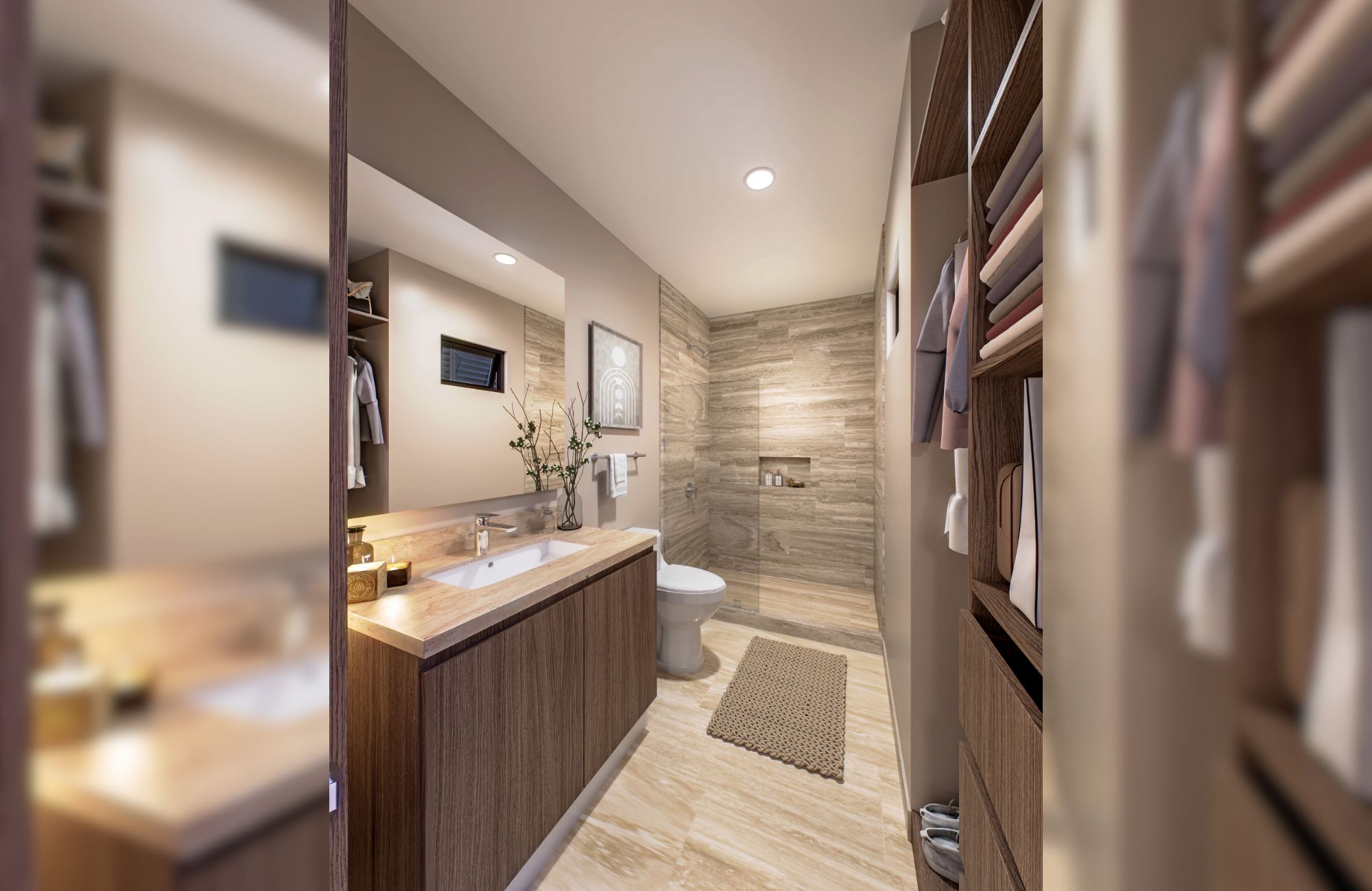 2 bedroom condo + studio, double height, with beach club, golf course &amp; exclusive amenities, for sale, Corasol, Playa del Carmen, pre-constr