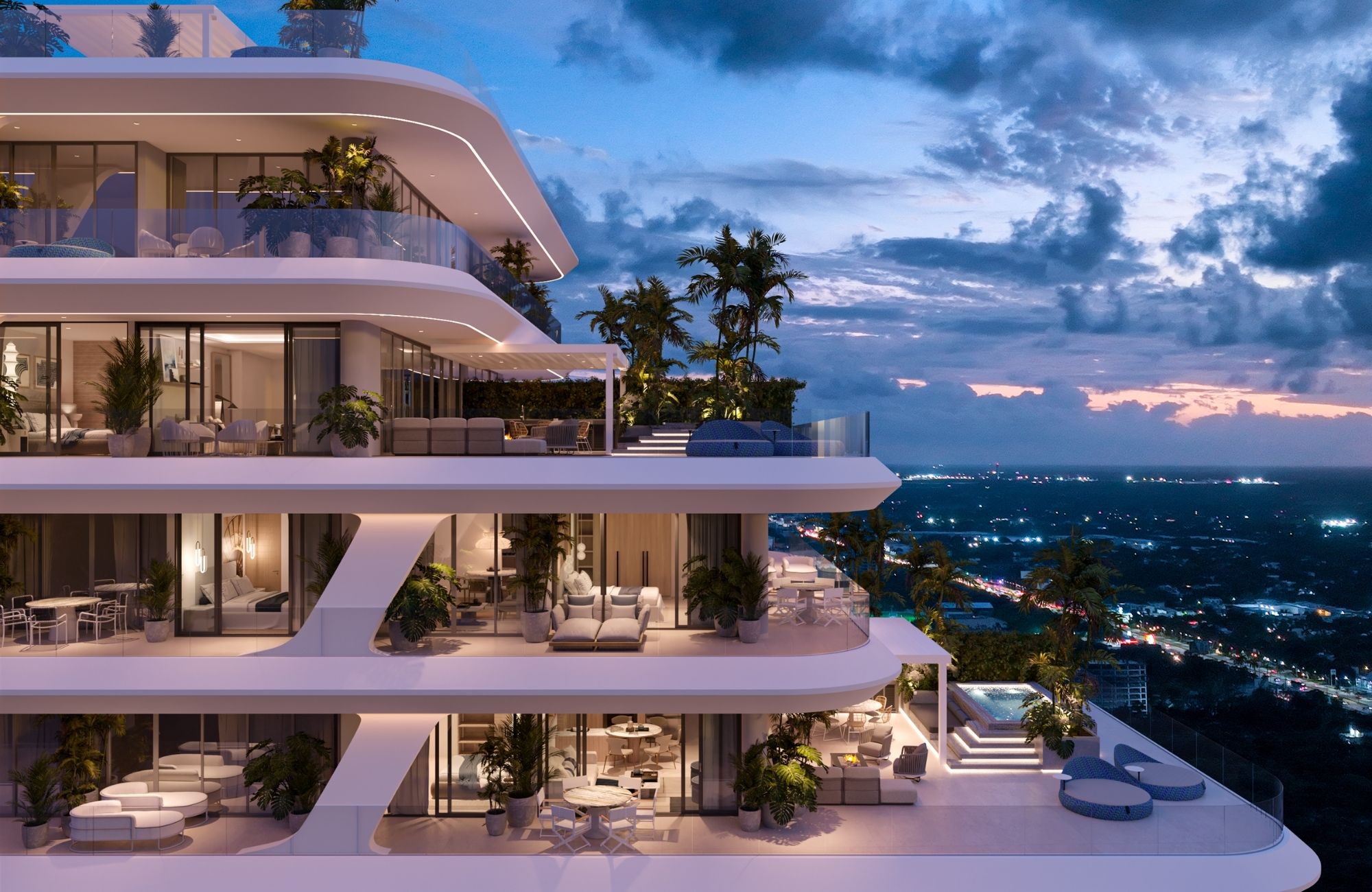 Penthouse with panoramic view for sale, Via Cumbres, Canc&uacute;n