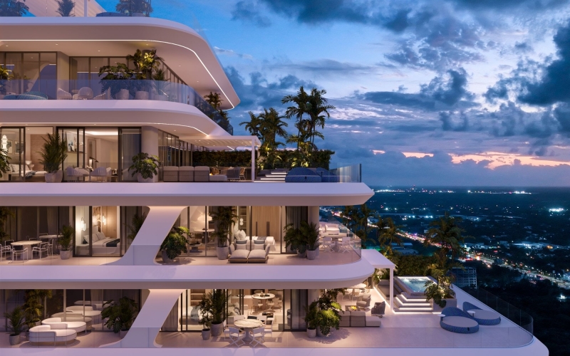 Condo with Den and Panoramic Views for sale, Parque Canc&uacute;n, Canc&uacute;n