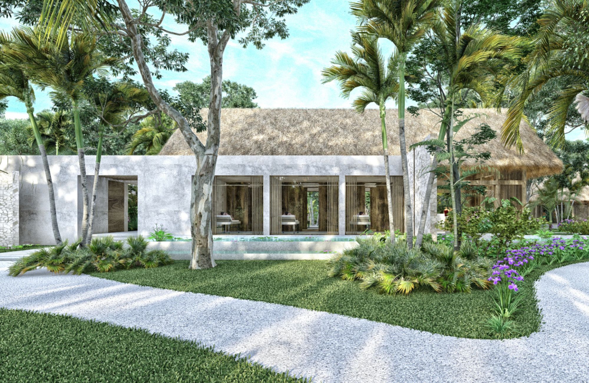 Furnished home with pool, cenote, and Clubhouse for sale, Allegranza Playa del Carmen