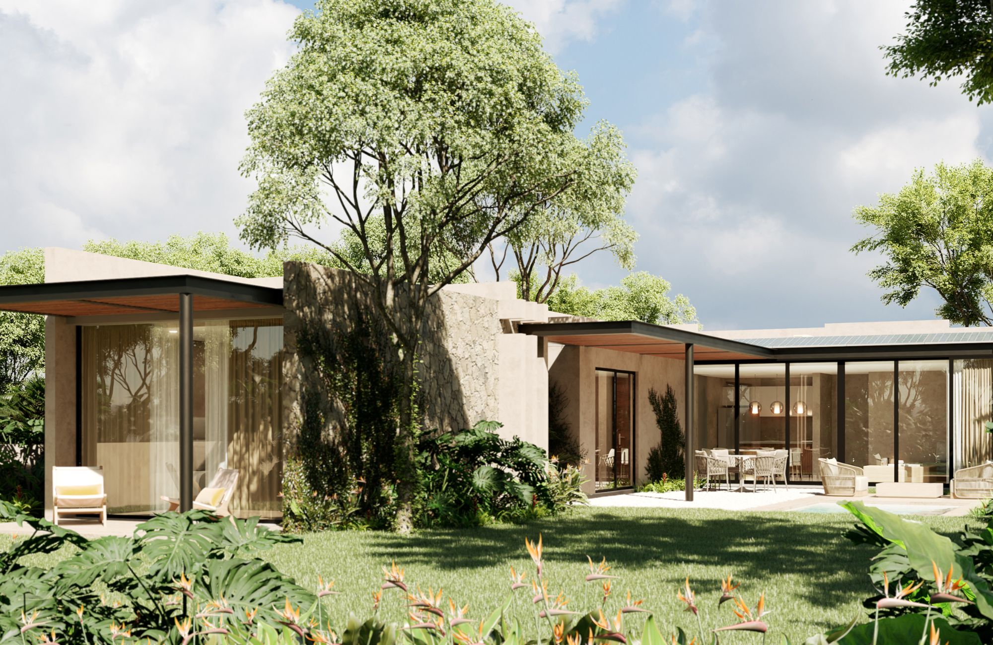 House with private pool in gated community for sale, Xpu-ha, Quintana Roo