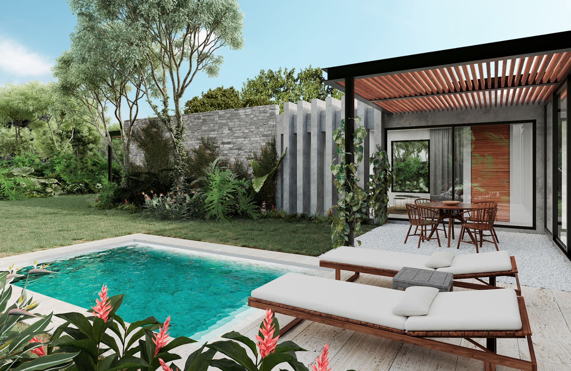 House with garden and private pool, TV room- Study, in gated community with amenities for the whole family, for sale, Valenia, Playa del Car