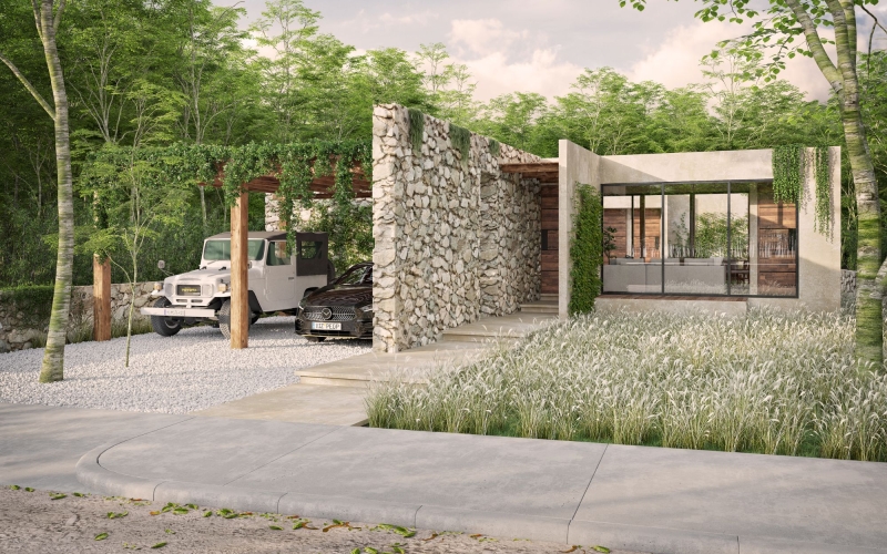 House with private pool in gated community for sale, Xpu-ha, Quintana Roo