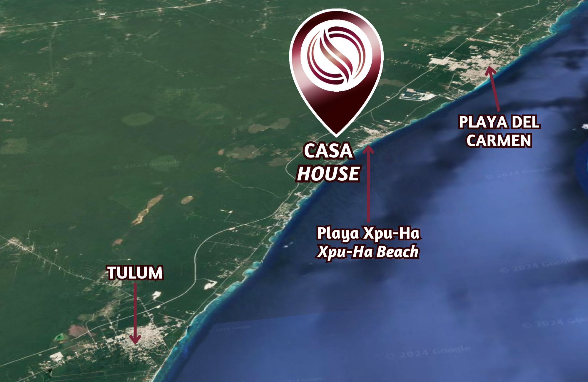 House with Private Pool and Terrace for Sale, Mayakoba, Playa del Carmen