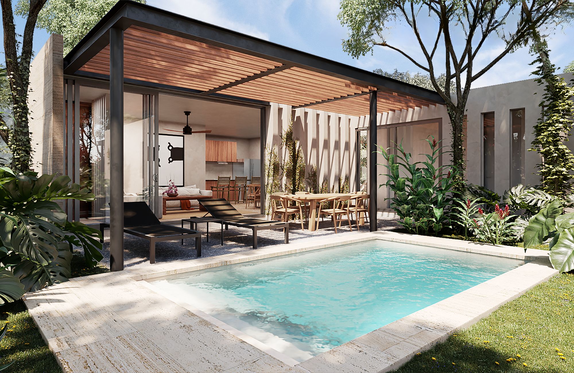 Luxury pre-sale villa with private pool, Senderos Mayakoba, Playa del Carmen