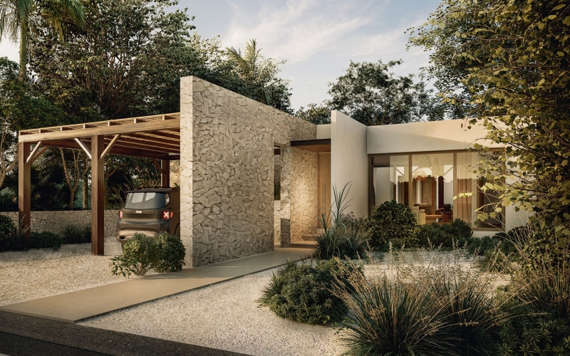 House in gated community with wellness center for sale, Xpu-ha, Quintana Roo