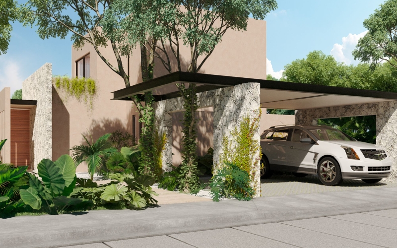 House with studio and private pool for sale, Xpu-ha, Quintana Roo