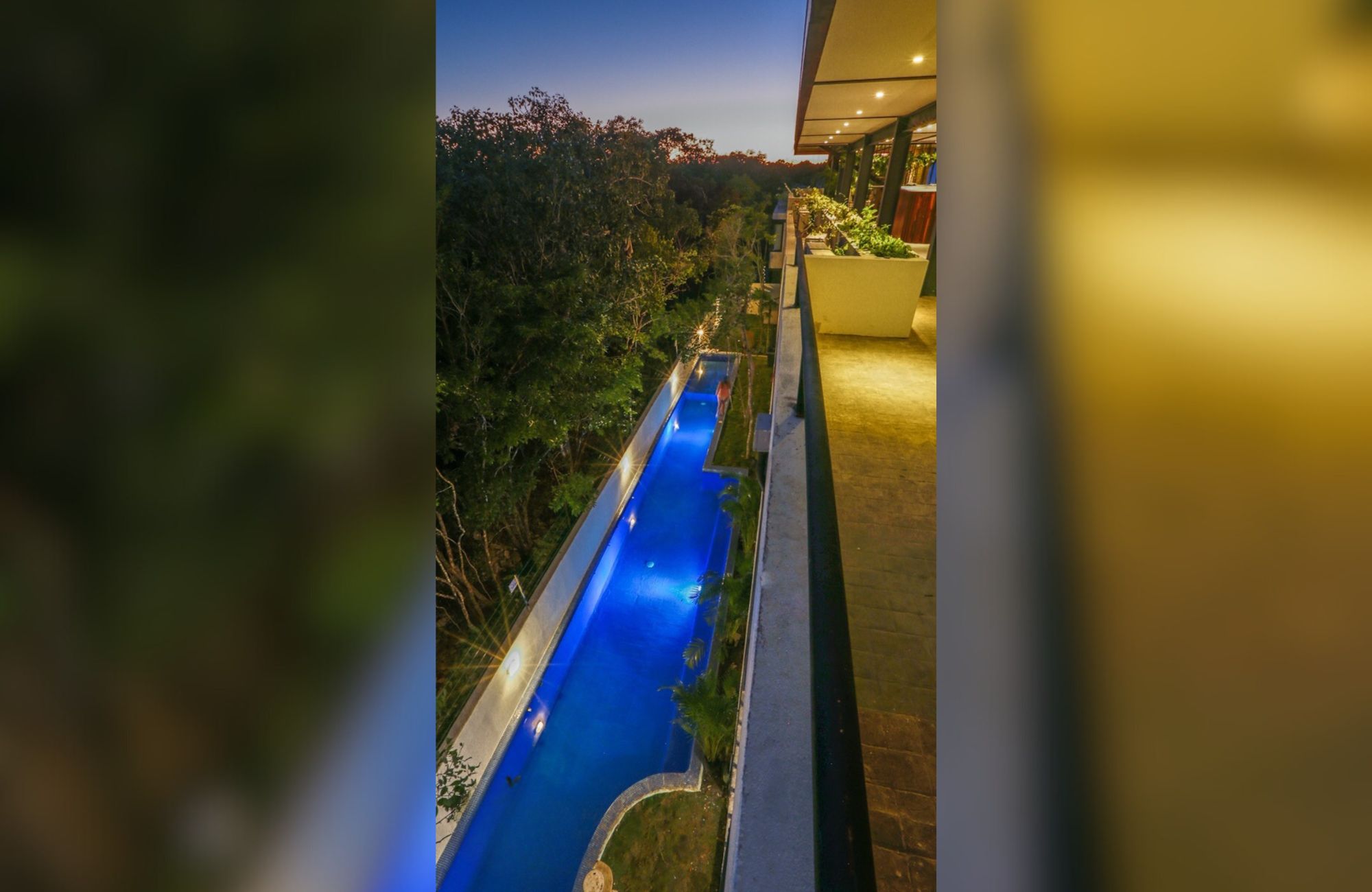 Swim up condo, direct access to the pool from your terrace, gym, restaurant, outdoor yoga area, bicycles, 5 minutes from the beach