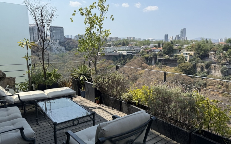 Condo with private terrace, for sale, Bosque de las Lomas, Mexico City