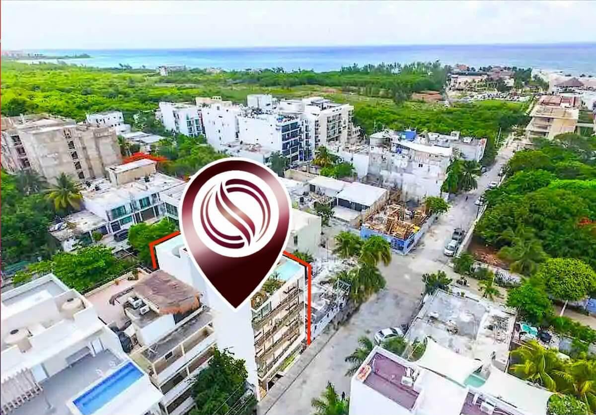 Estudio cerca del mar, con rooftop y alberca infinita, en venta