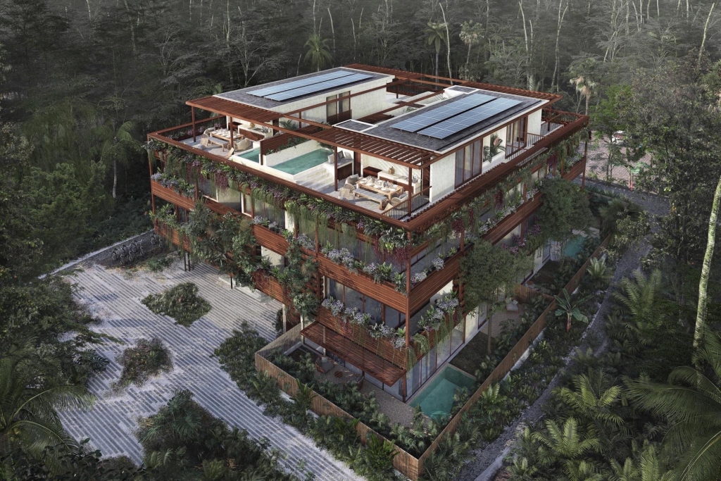 Condominium with beach club for sale, food service, spa, dock, Tankah, Tulum
