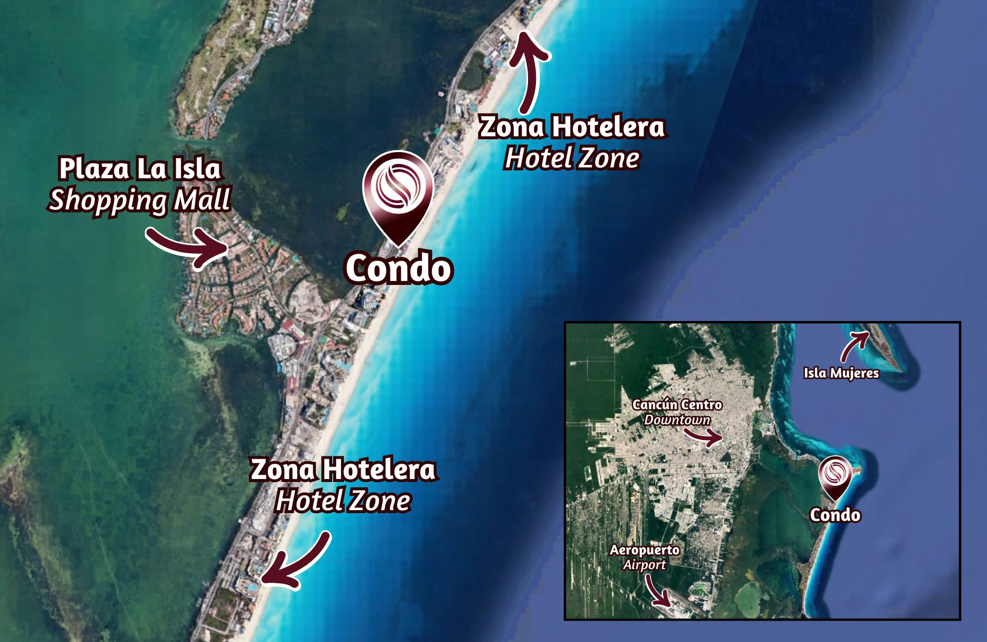 Luxury condo with studio and private marina for sale, Hotel Zone Canc&uacute;n