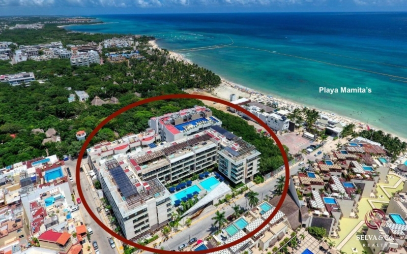 Departamento a pasos de playa, precio reducido, en venta Oceana Playa del Carmen.