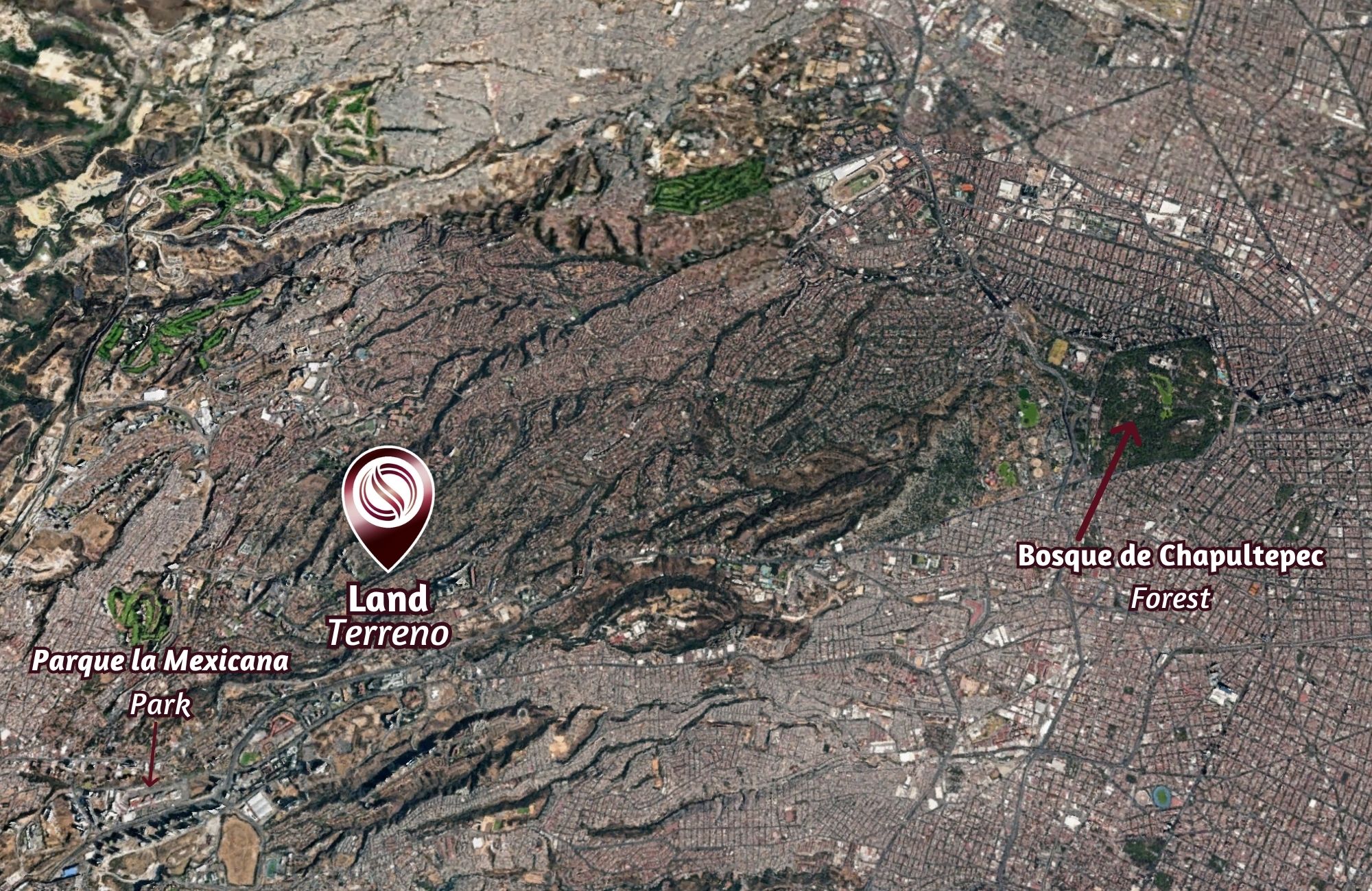 Land for Sale in a Luxury Area of Bosques de las Lomas