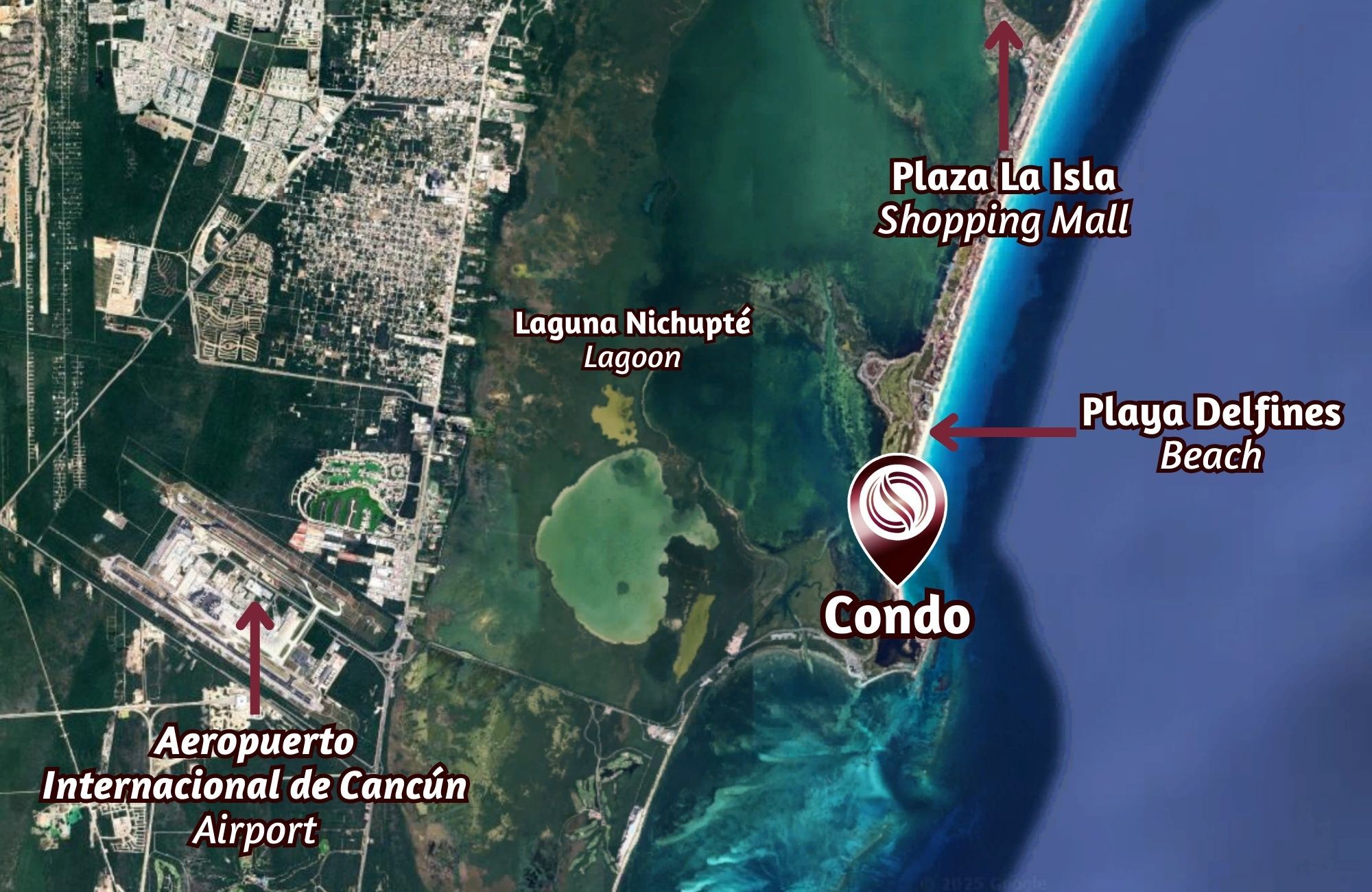 Oceanfront 4 bedroom condo for sale in Emerald Cancun