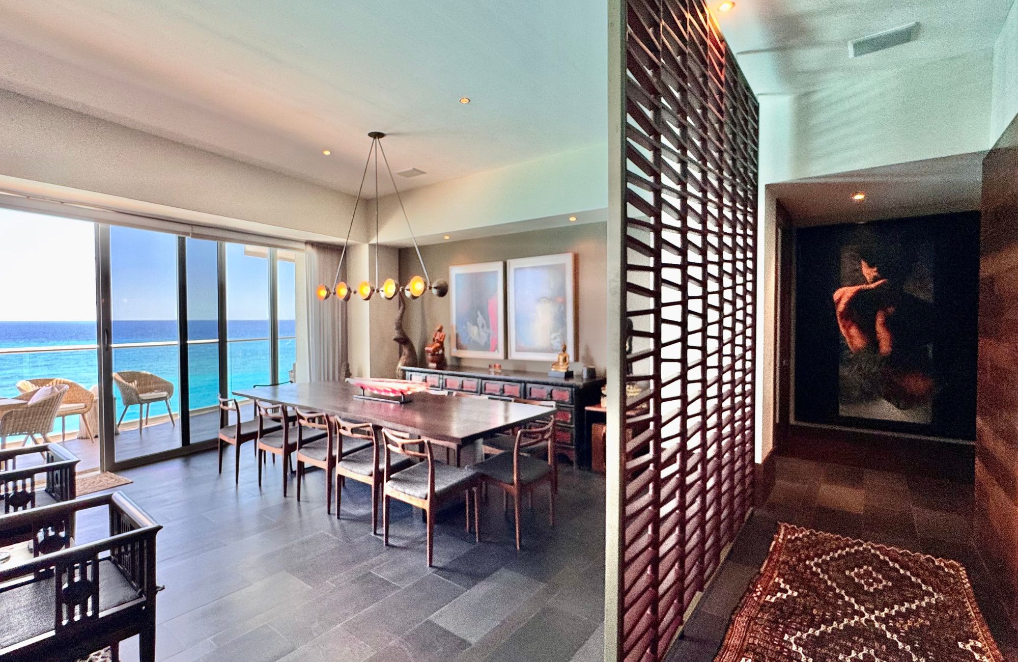 Oceanfront 4 bedroom condo for sale in Emerald Cancun