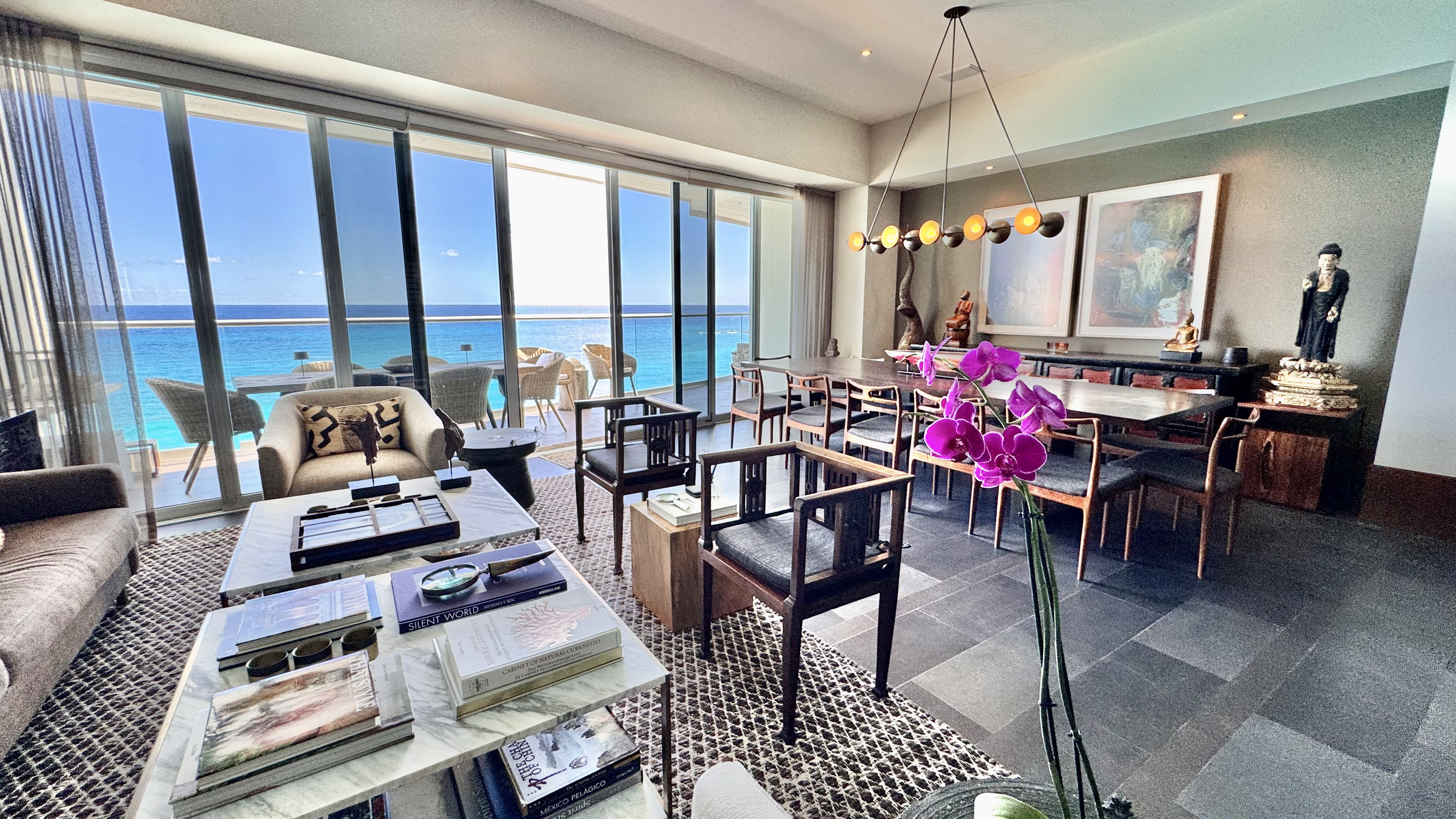 Oceanfront 4 bedroom condo for sale in Emerald Cancun