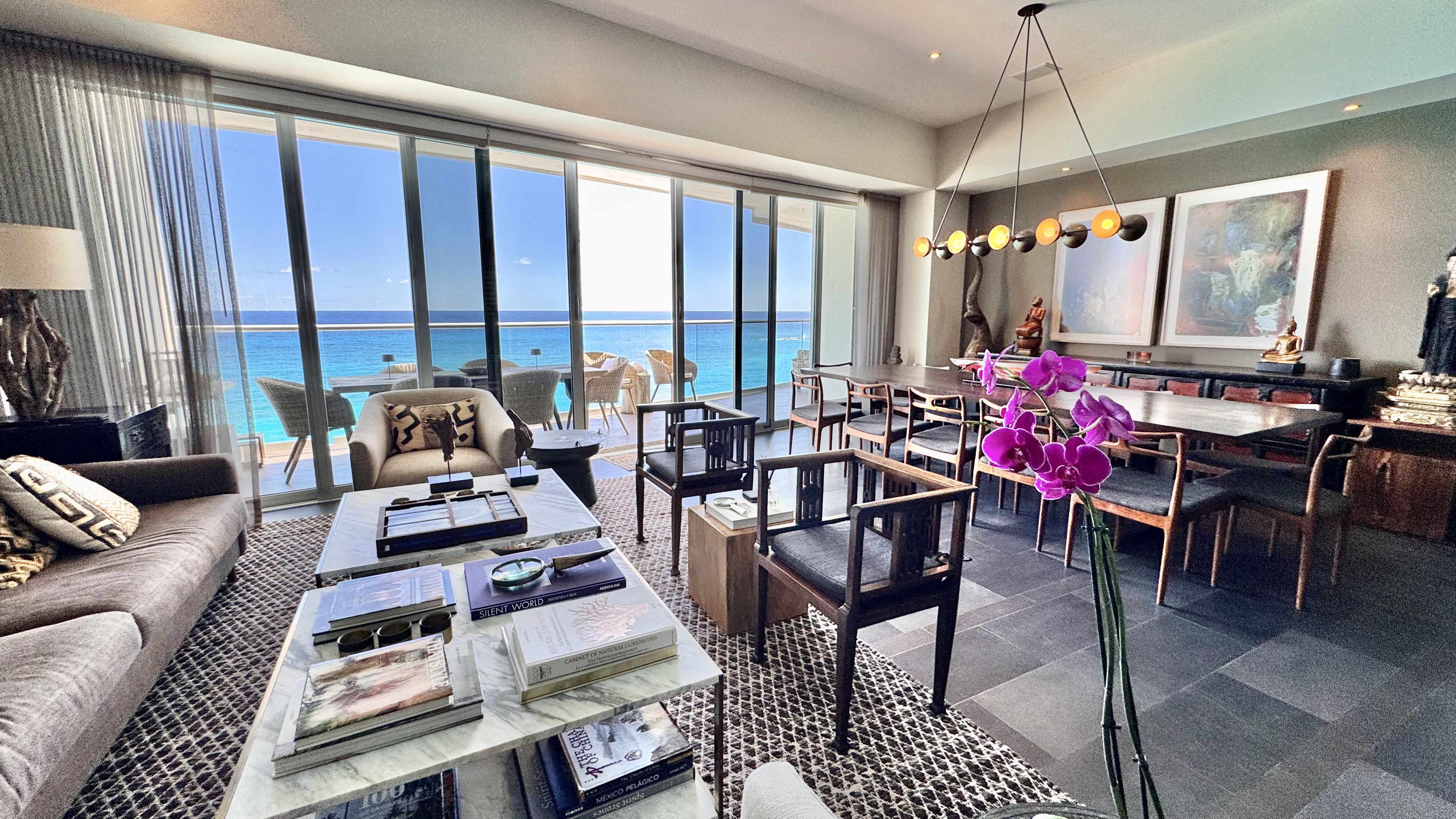 Oceanfront 4 bedroom condo for sale in Emerald Cancun