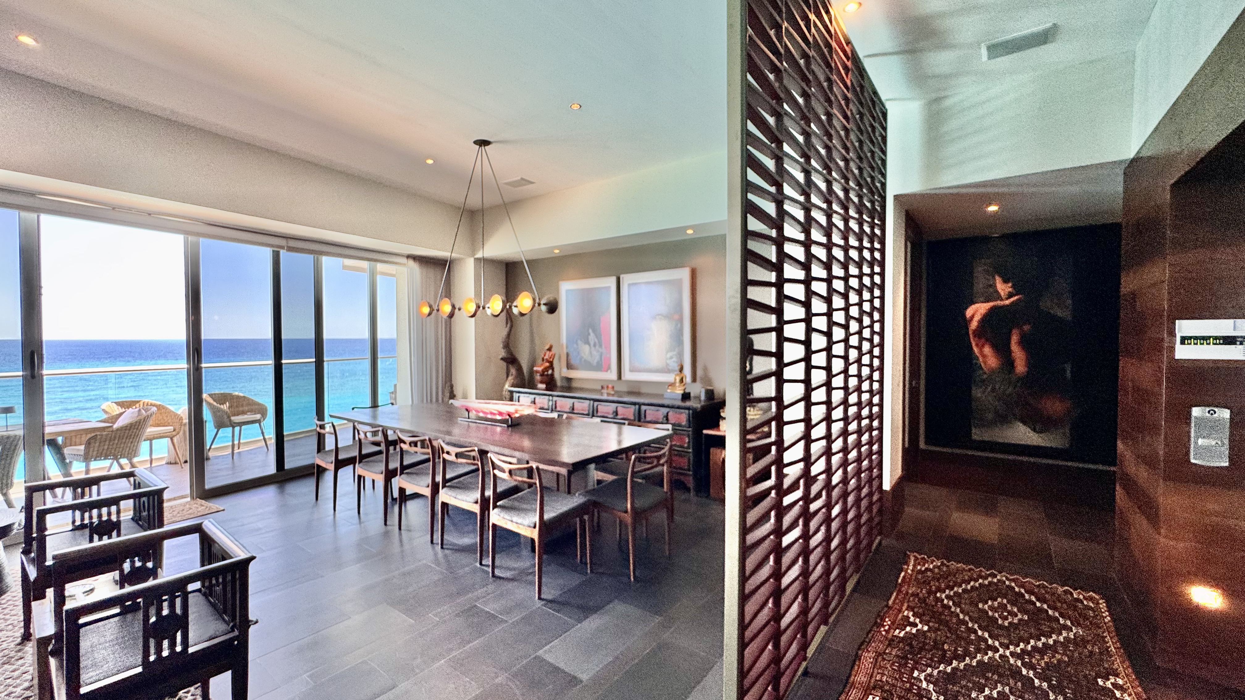 Oceanfront 4 bedroom condo for sale in Emerald Cancun