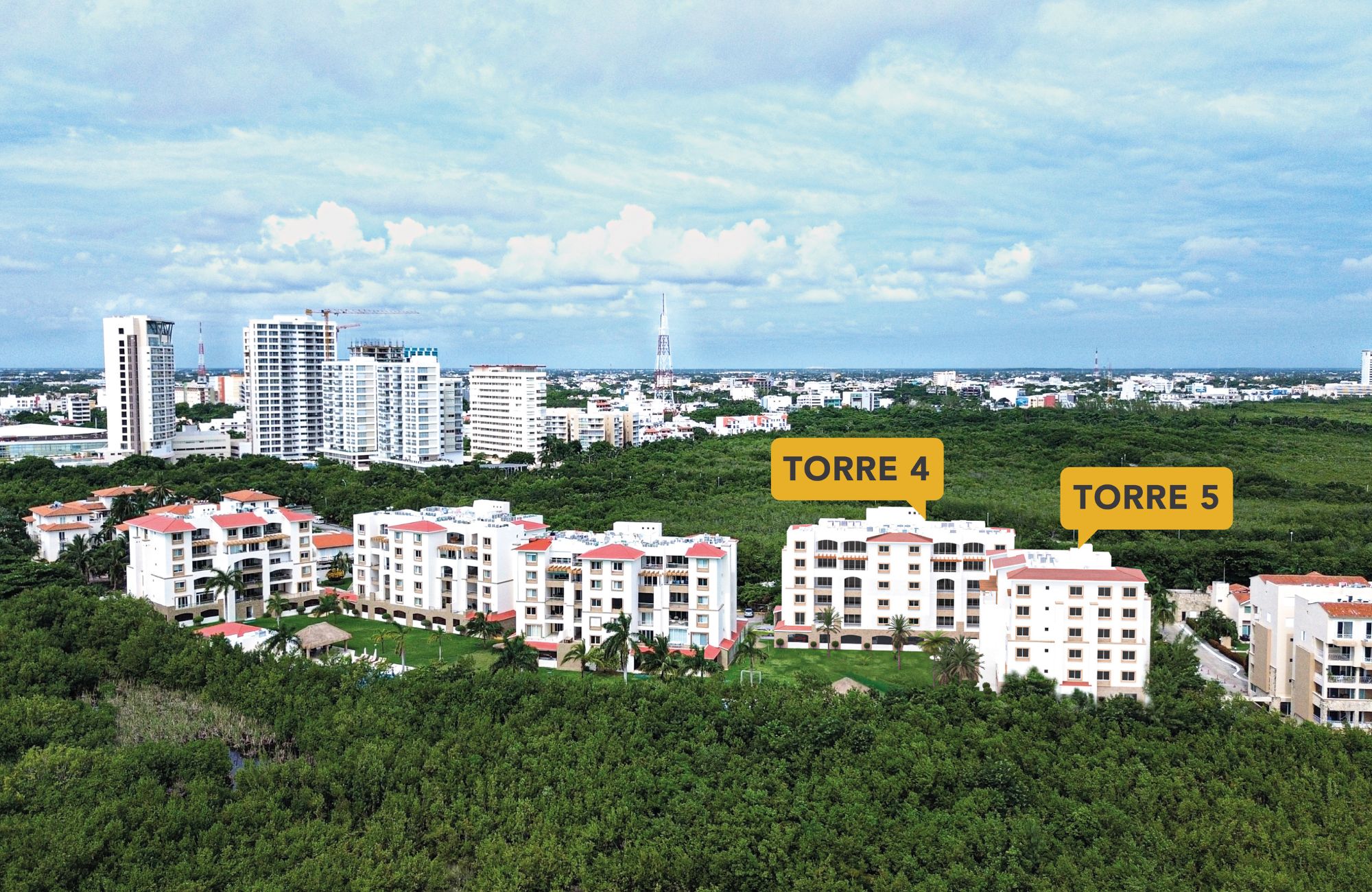 Apartment in Gated Community for Sale, Bonampak Avenue, Canc&uacute;n