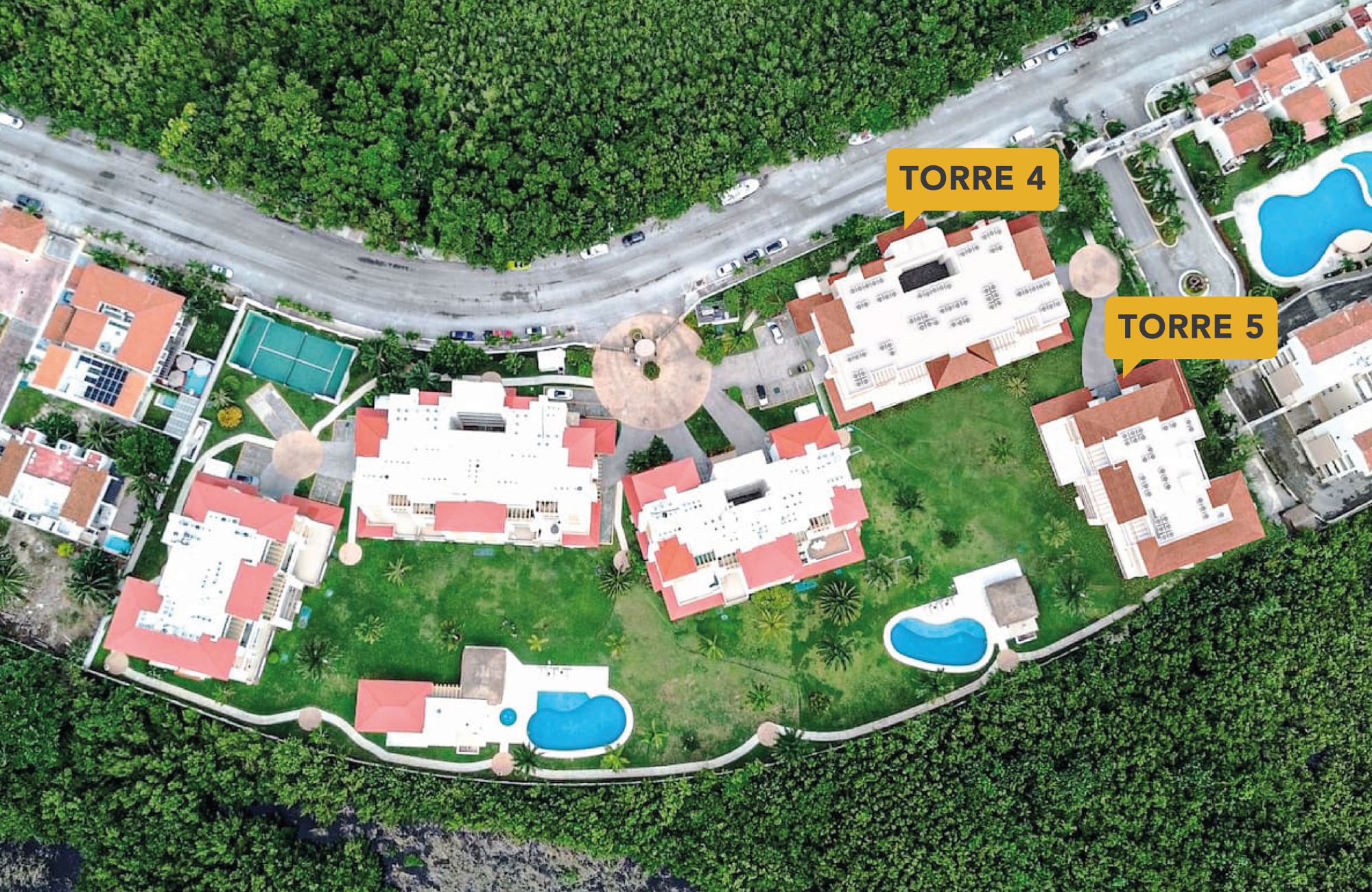 Apartment in Gated Community for Sale, Bonampak Avenue, Canc&uacute;n