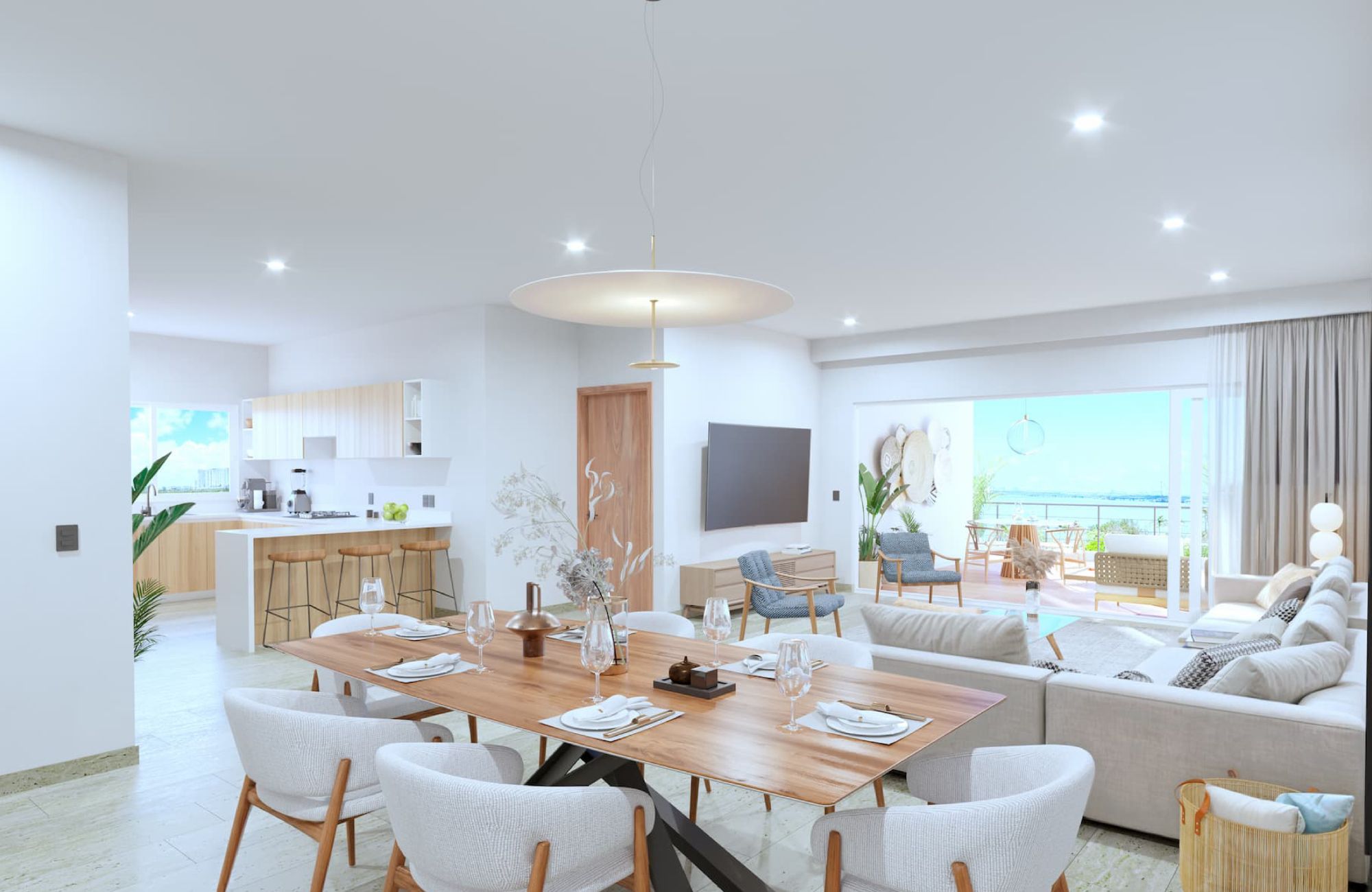 Departamento de lujo, con amenidades tipo resort, en venta Canc&uacute;n.