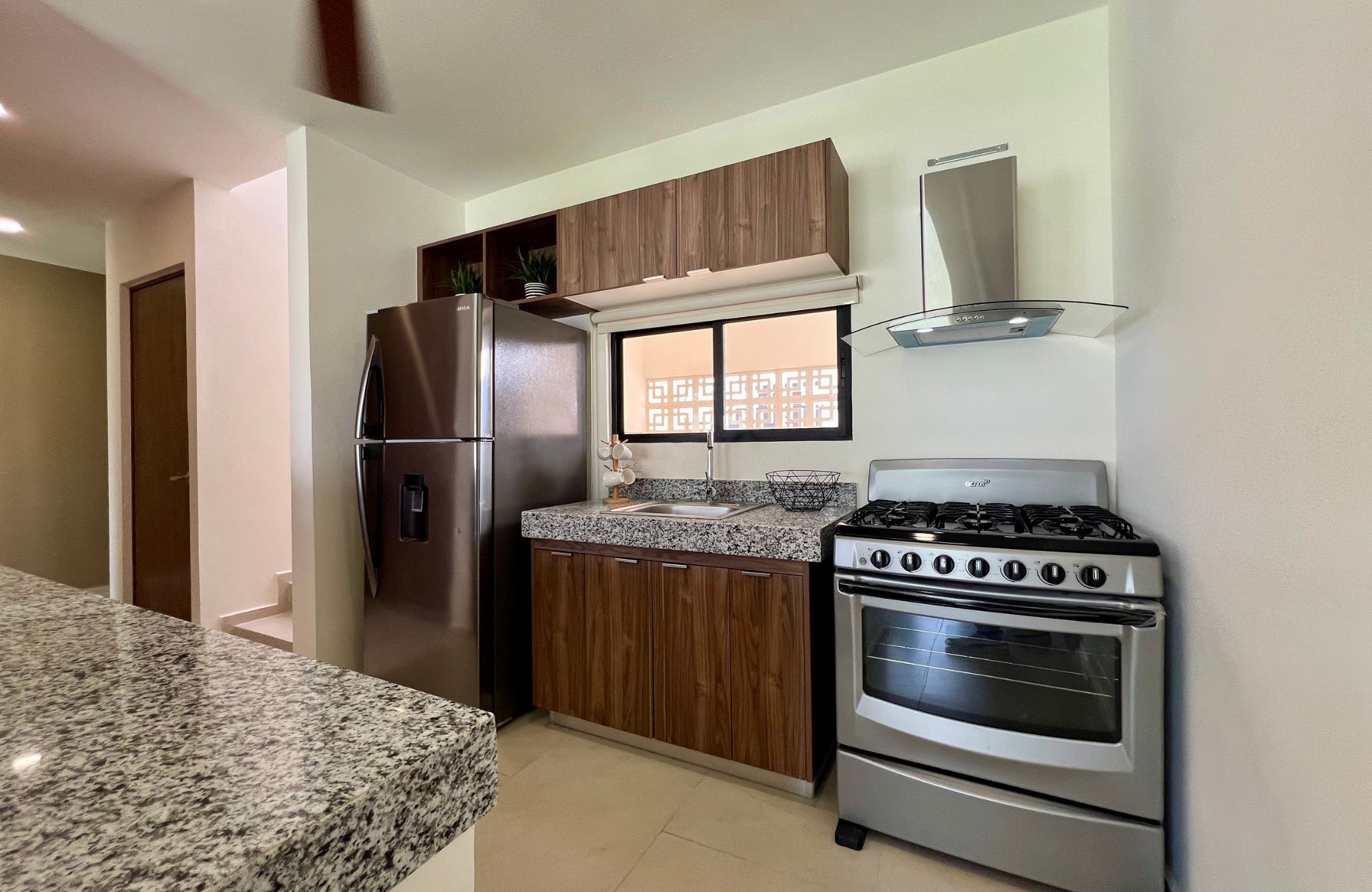 House with pool, solar panel, clubhouse with amenities, for sale Cholul Merida