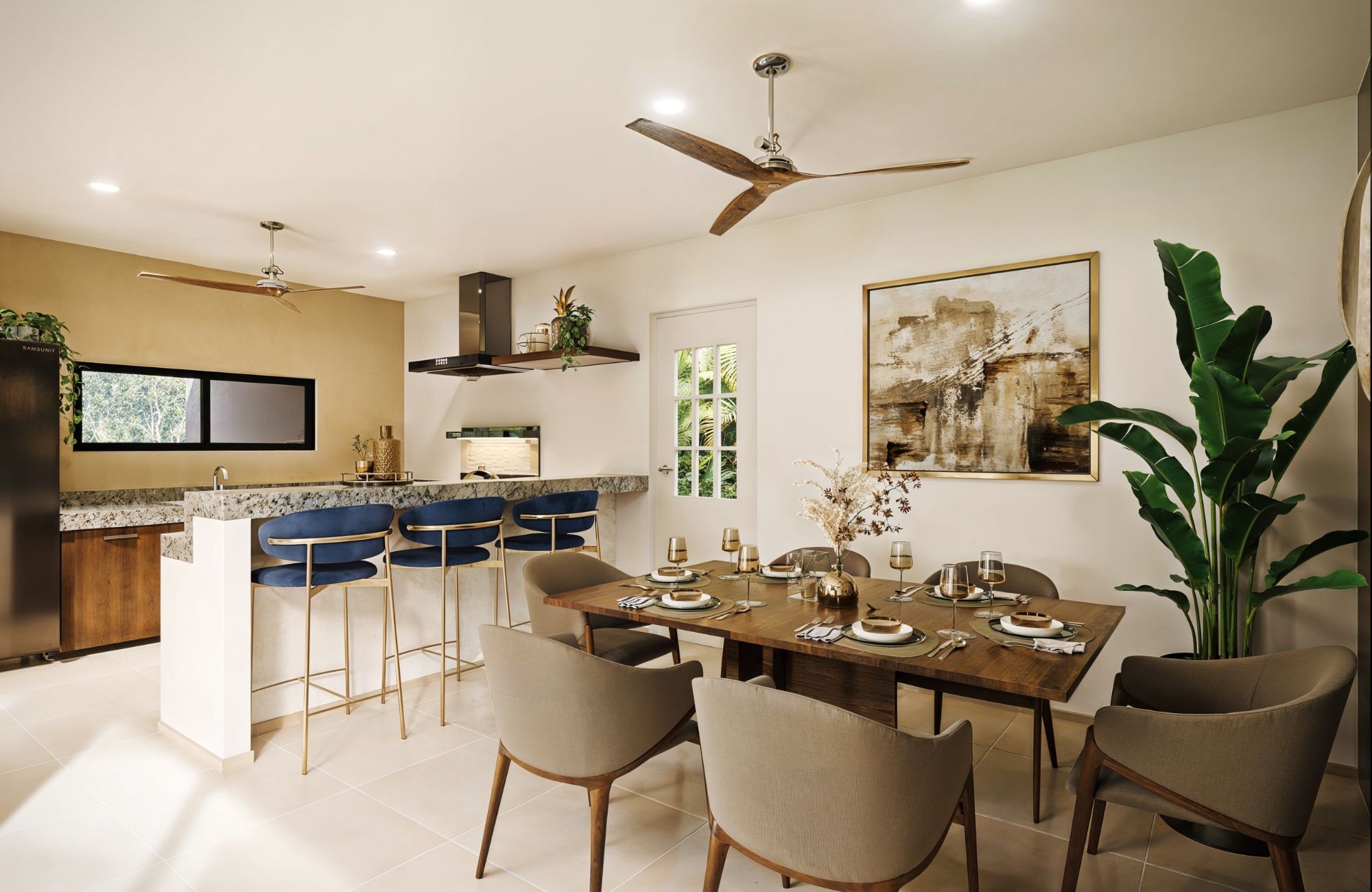 House with garden, private pool and clubhouse, Aldea Zama, Zona Norte for sale, Merida.