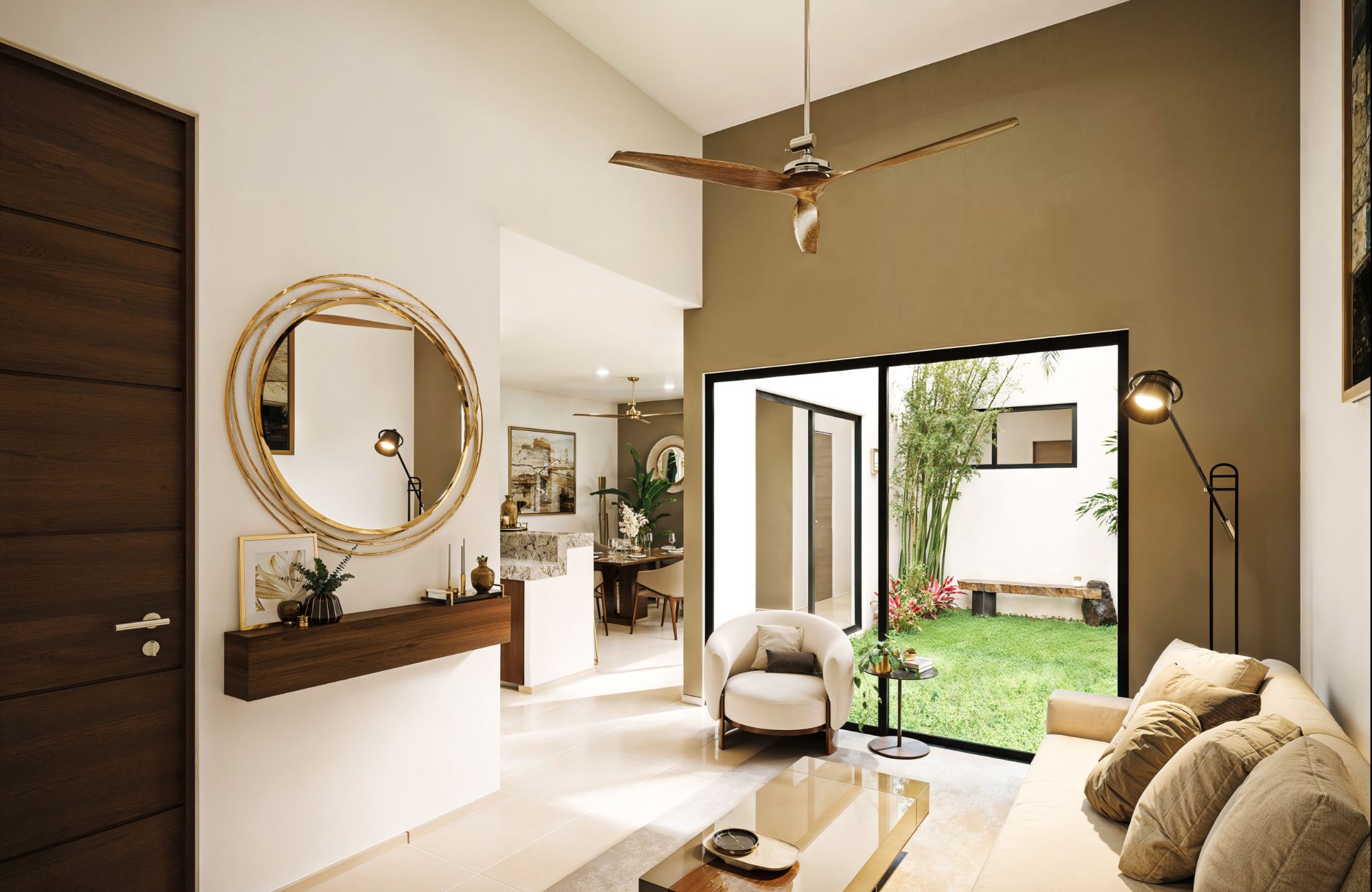 House with garden, private pool and clubhouse, Aldea Zama, Zona Norte for sale, Merida.