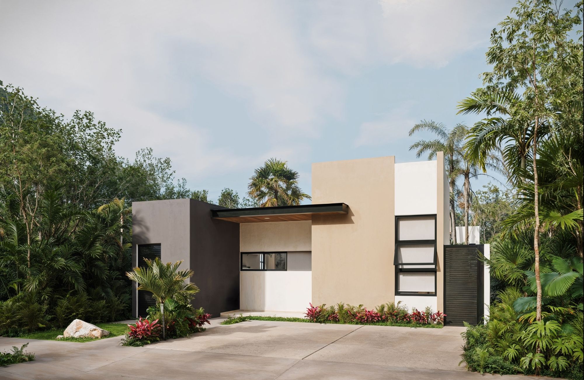 House with garden, private pool and clubhouse, Aldea Zama, Zona Norte for sale, Merida.