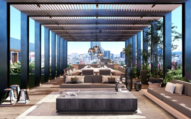Penthouse with Rooftop Bar for Sale, Miguel Hidalgo, Mexico City