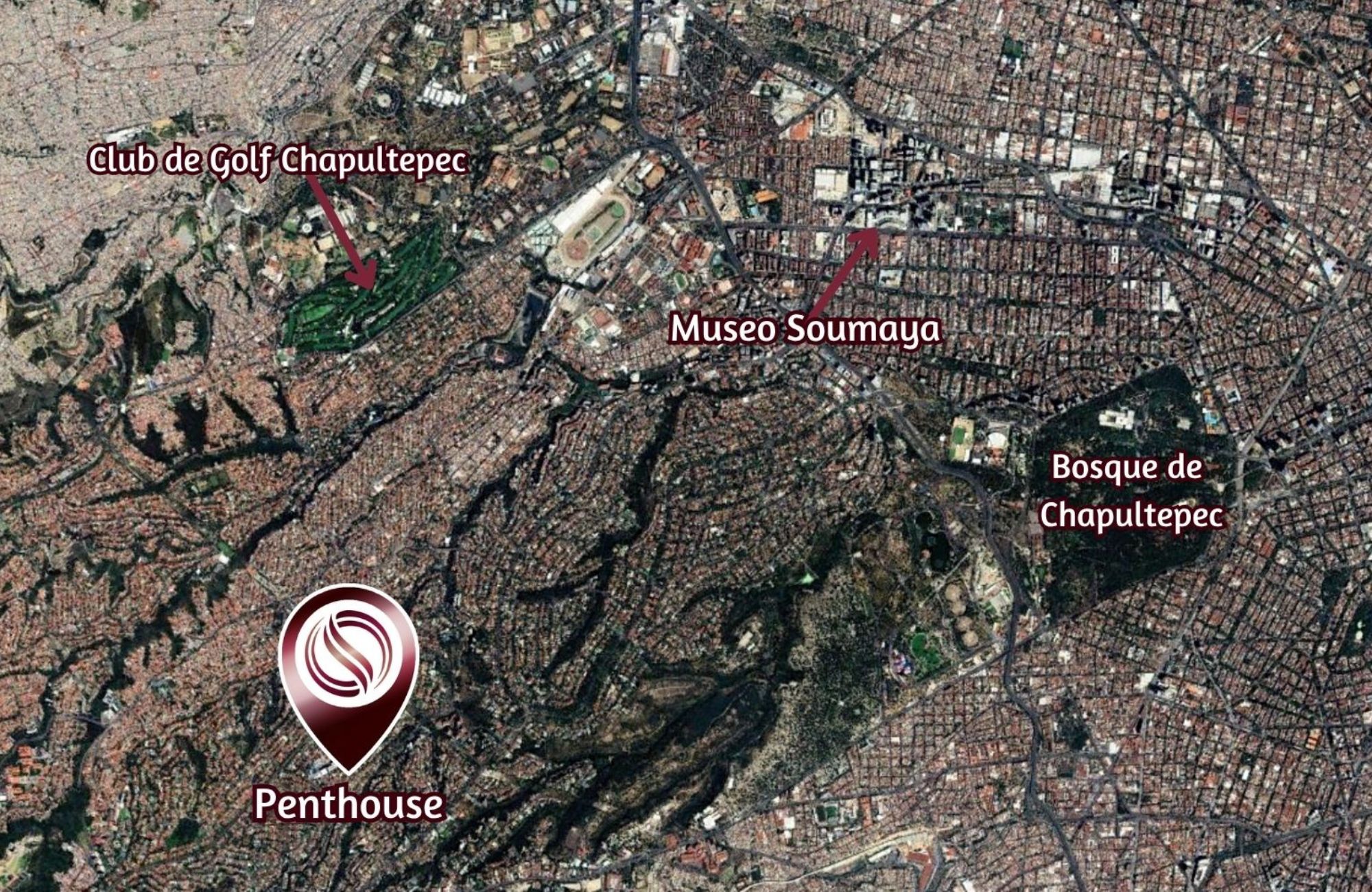 Luxury Penthouse for Sale with Terraces and Views of Chapultepec, Polanco, CDMX