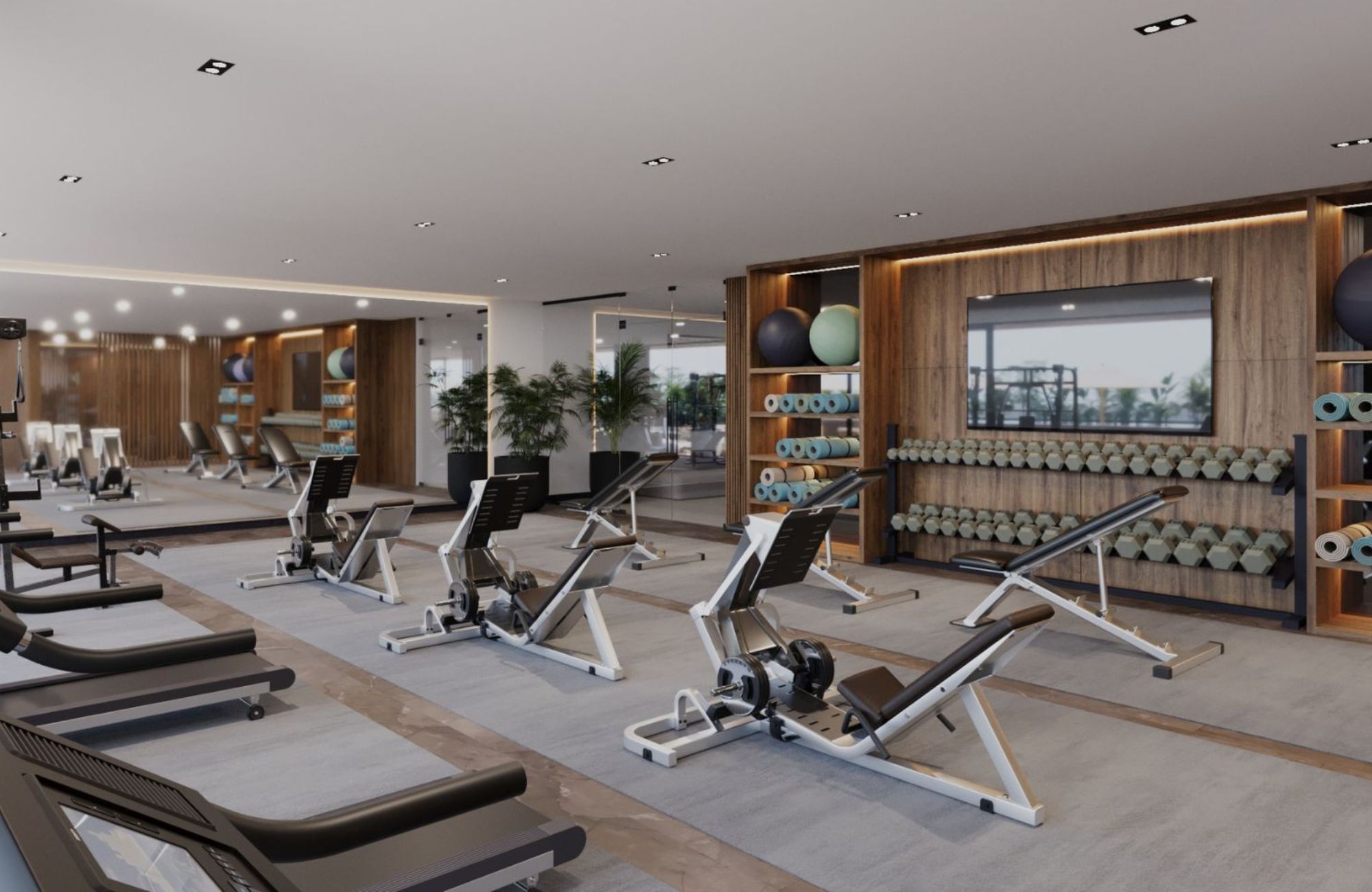 Studio with terrace, pool, golf simulator, Cinema, for sale, North Zone, Merida.