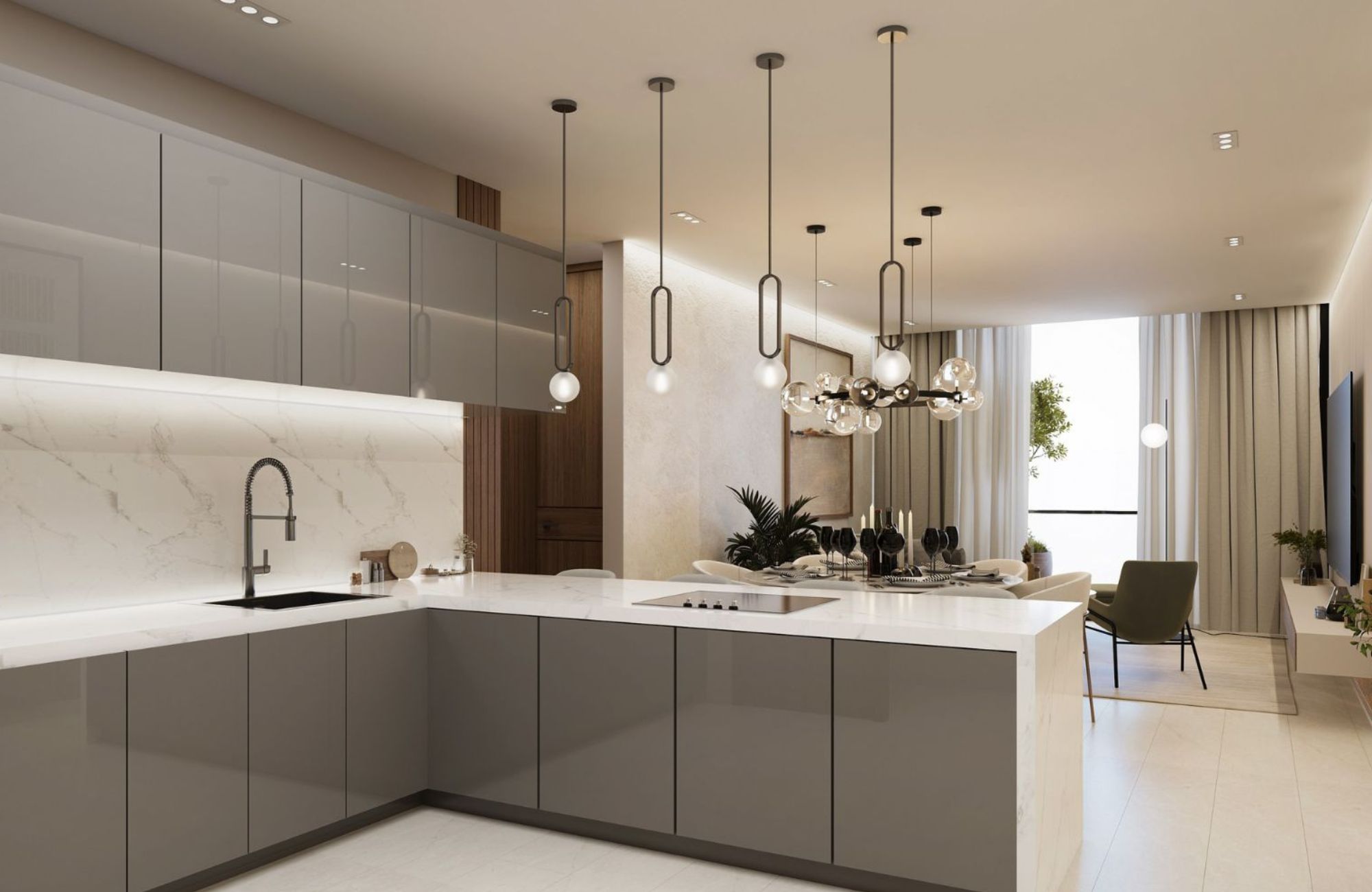 Studio with terrace, pool, golf simulator, Cinema, for sale, North Zone, Merida.