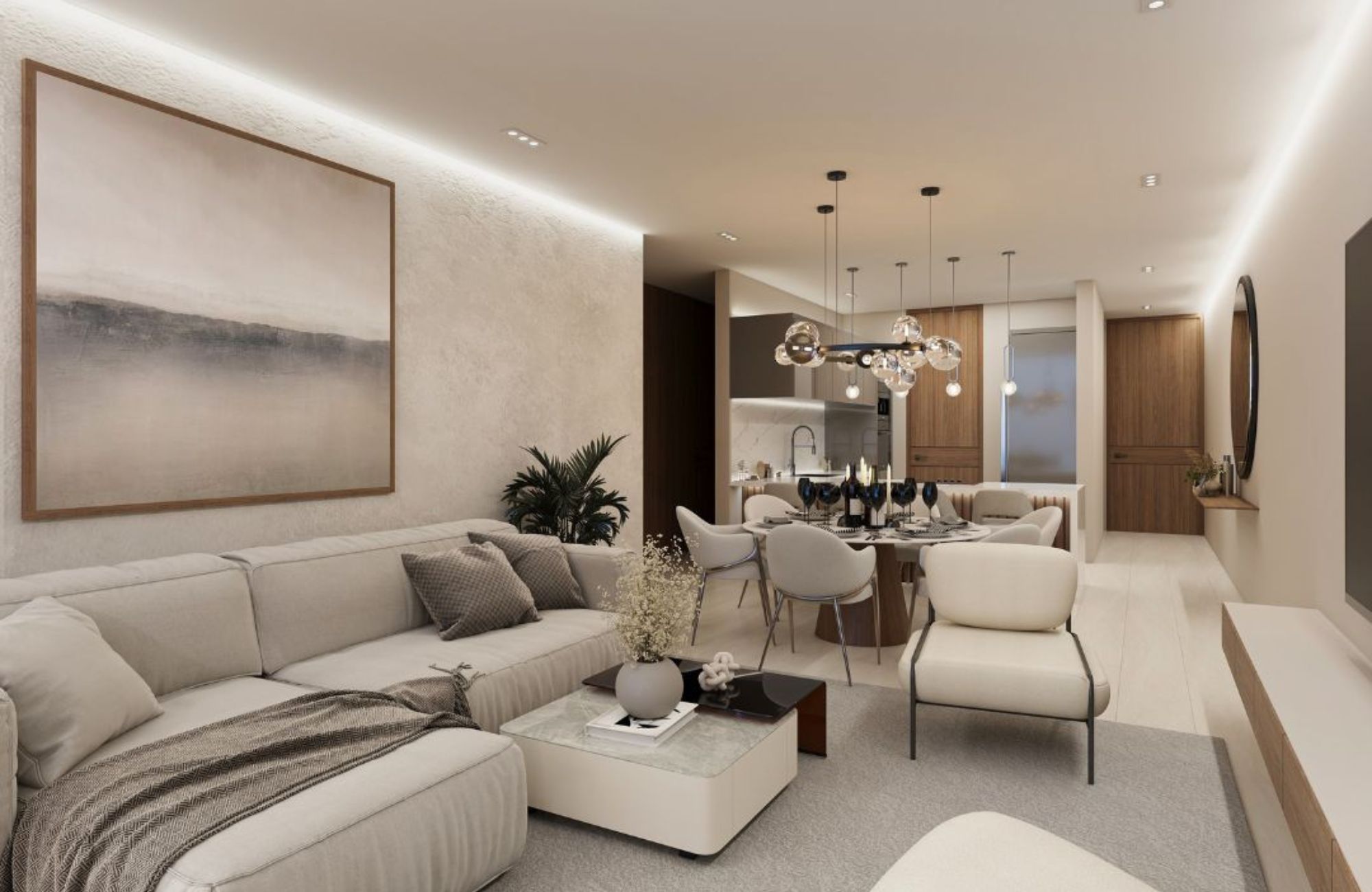 Apartment with Den and private pool for sale, Temozon Norte, Merida