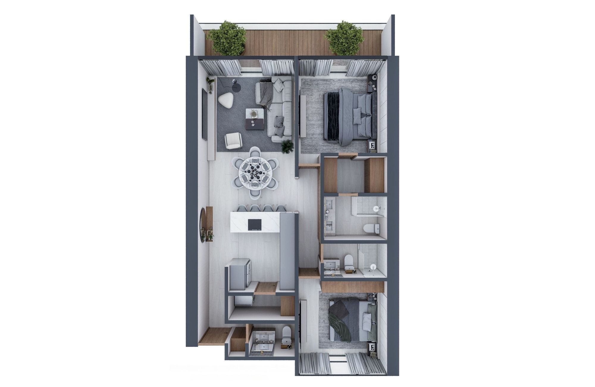 Condo with Lake View for Sale, Temoz&oacute;n Norte, M&eacute;rida