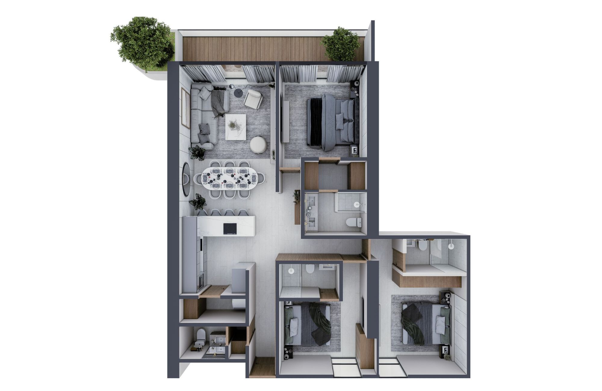 Apartment for sale, panoramic view, common pool, North Zone, M&eacute;rida