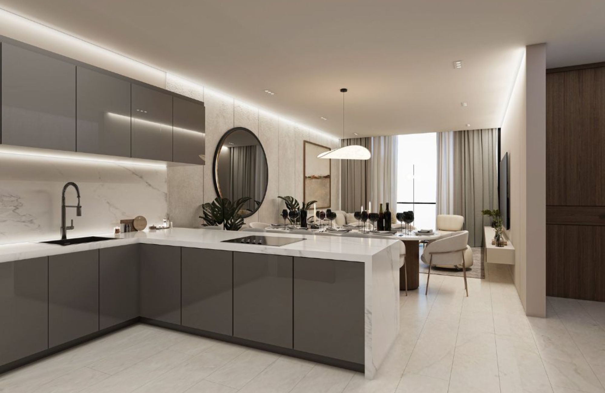 Apartment for sale, panoramic view, common pool, North Zone, M&eacute;rida